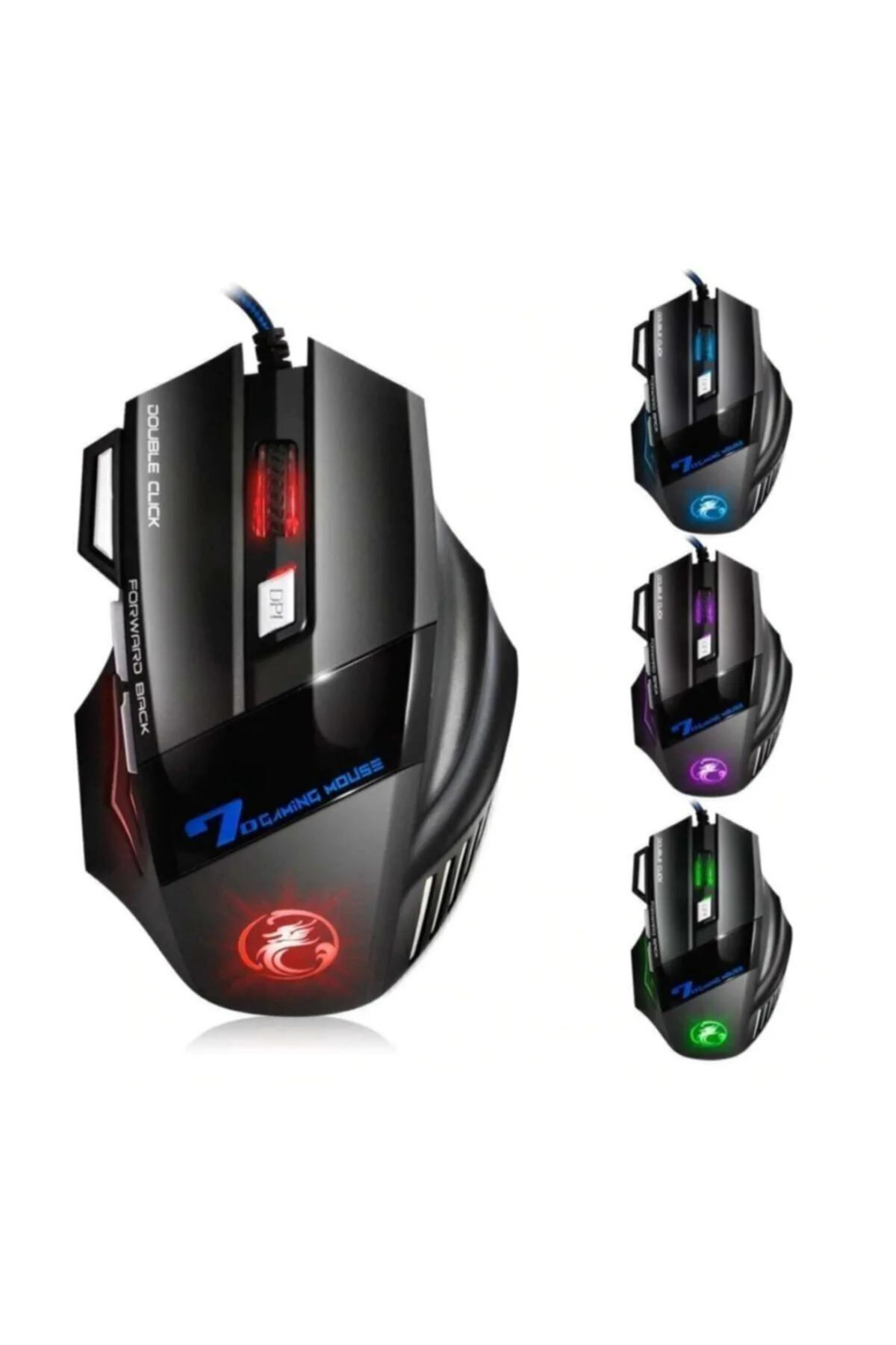 Crow Mouse CROW'S TECH X7 Oyun Faresi Kablolu Usb Oyun 7 Düğme Ledli Gaming Mouse ...