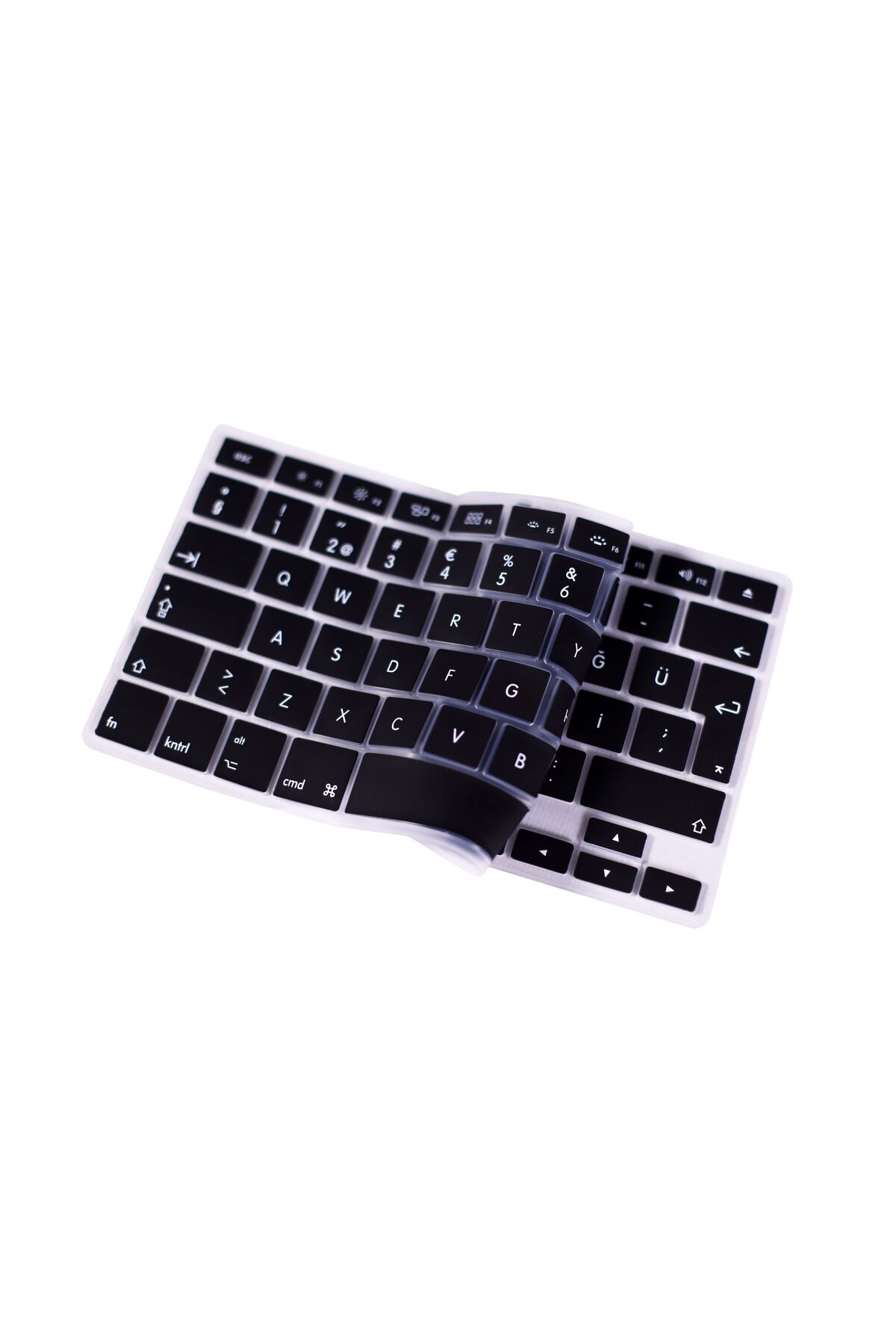 Macbook Pro Retina 15.4" A1398 Uyumlu Türkçe Silikon Q Klavye Koruyucu 2