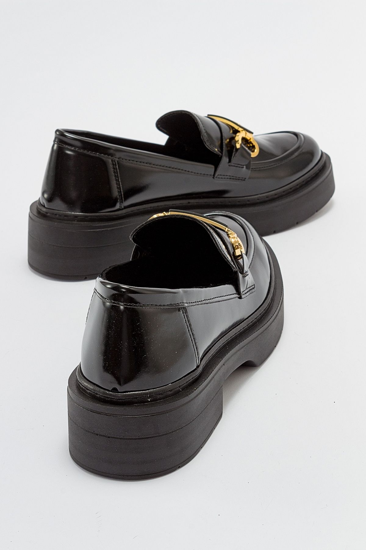 لوفر سیاه زنانه Unte مشکی Opening Loafer اورجینال luvishoes