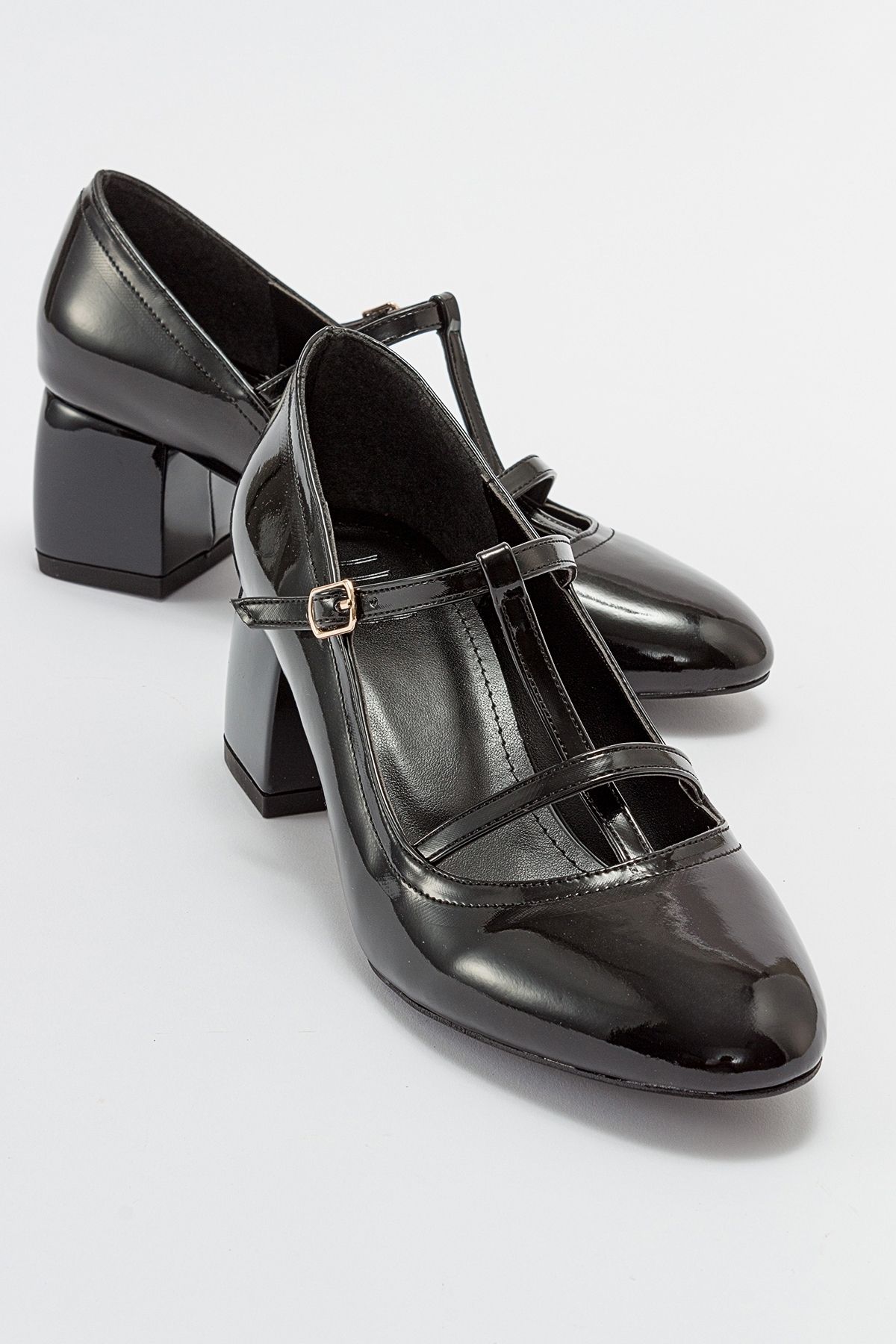 کفش پاشنه کلاسیک سیاه زنانه کلاهبرداری لیتر های زن luvishoes