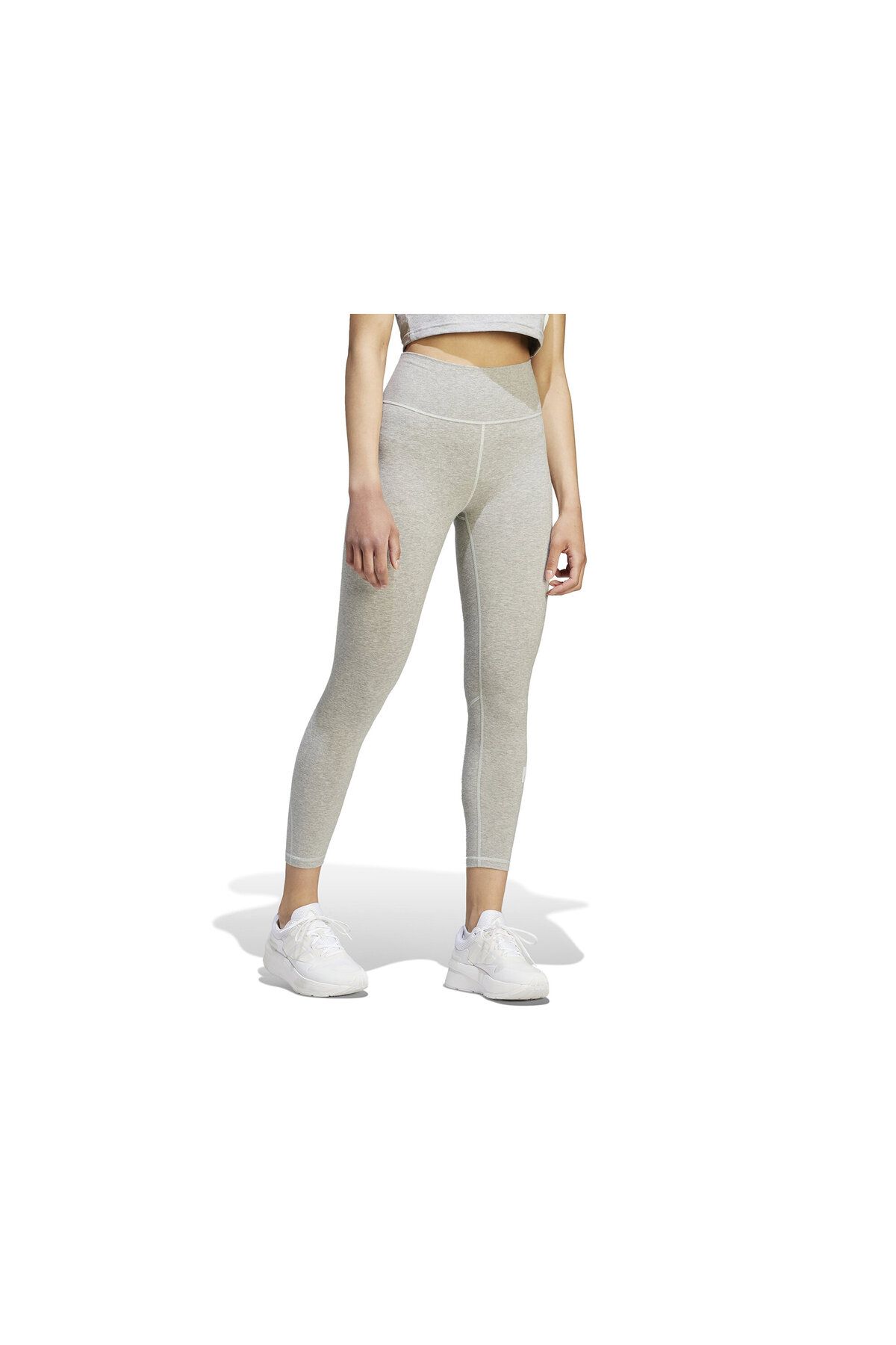 adidas Sports Leggings - Gray - Normal Waist - Trendyol