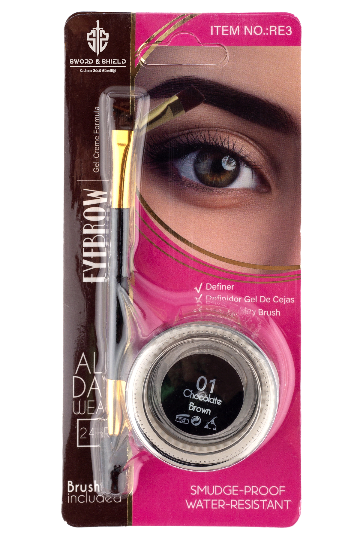 Sword & Shield S&S Tekli Jel Eyeliner Seti Siyah - Fiyatı, Yorumları
