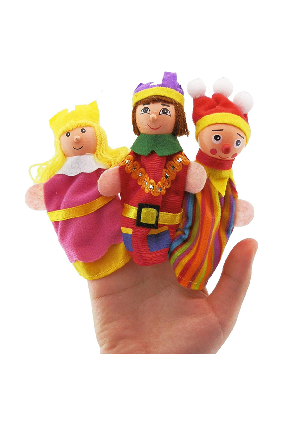 عروسک انگشتی شش‌تکه خانواده سلطنتی