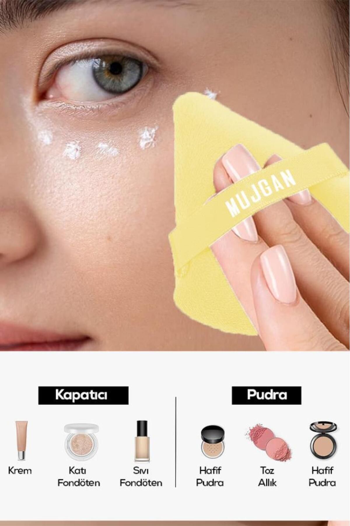 MUJGAN-Triangle Makeup Sponge Purple 5