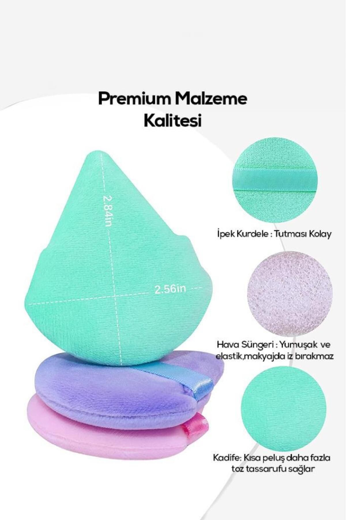 MUJGAN-Triangle Makeup Sponge Purple 6