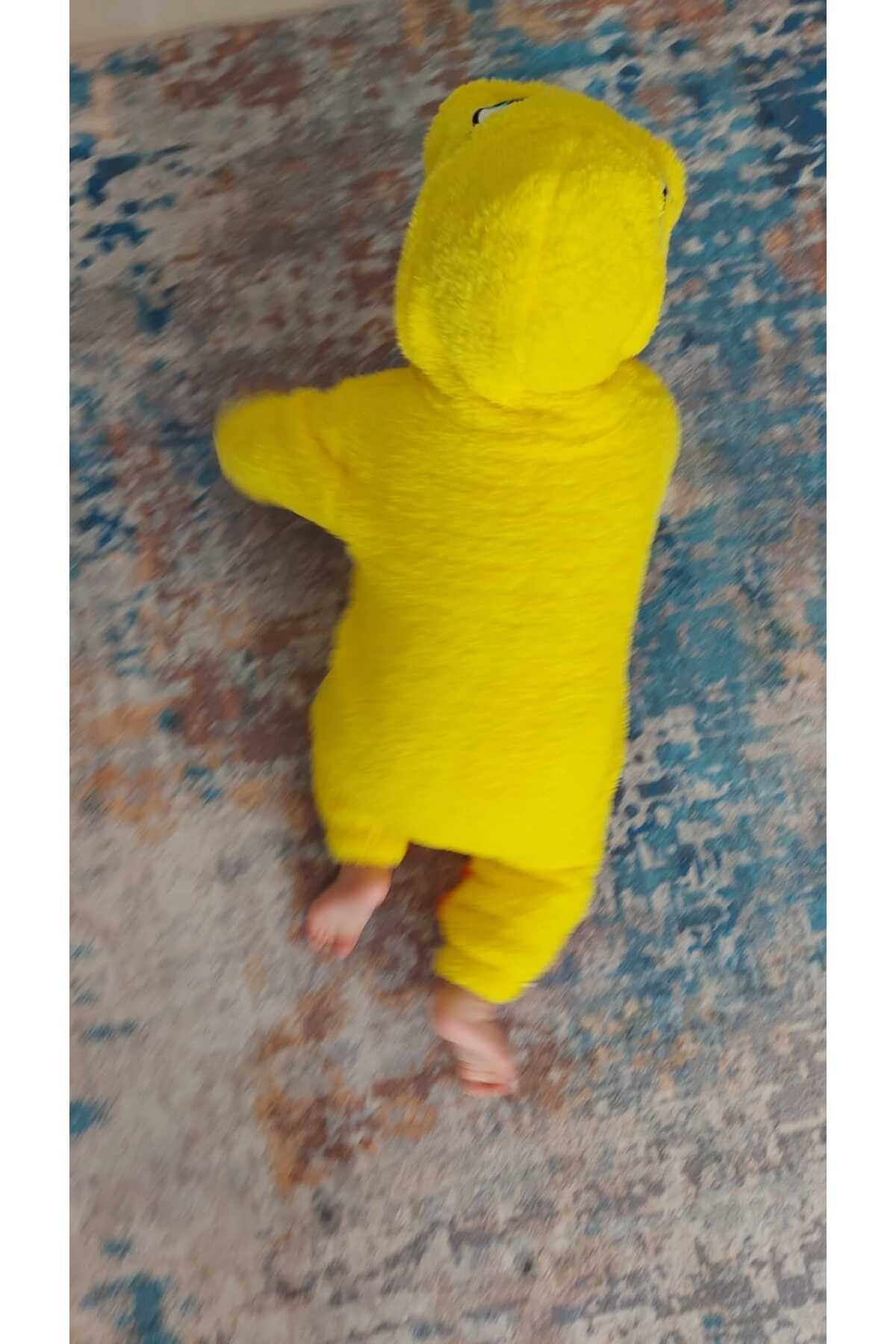 ERENİTY Welsoft Peluş Fermuarlı Kışlık Figürlü Çift Renkli Bebek Uyku Tulumu Çocuk Tulumu fotoğrafı 4 (önizleme)