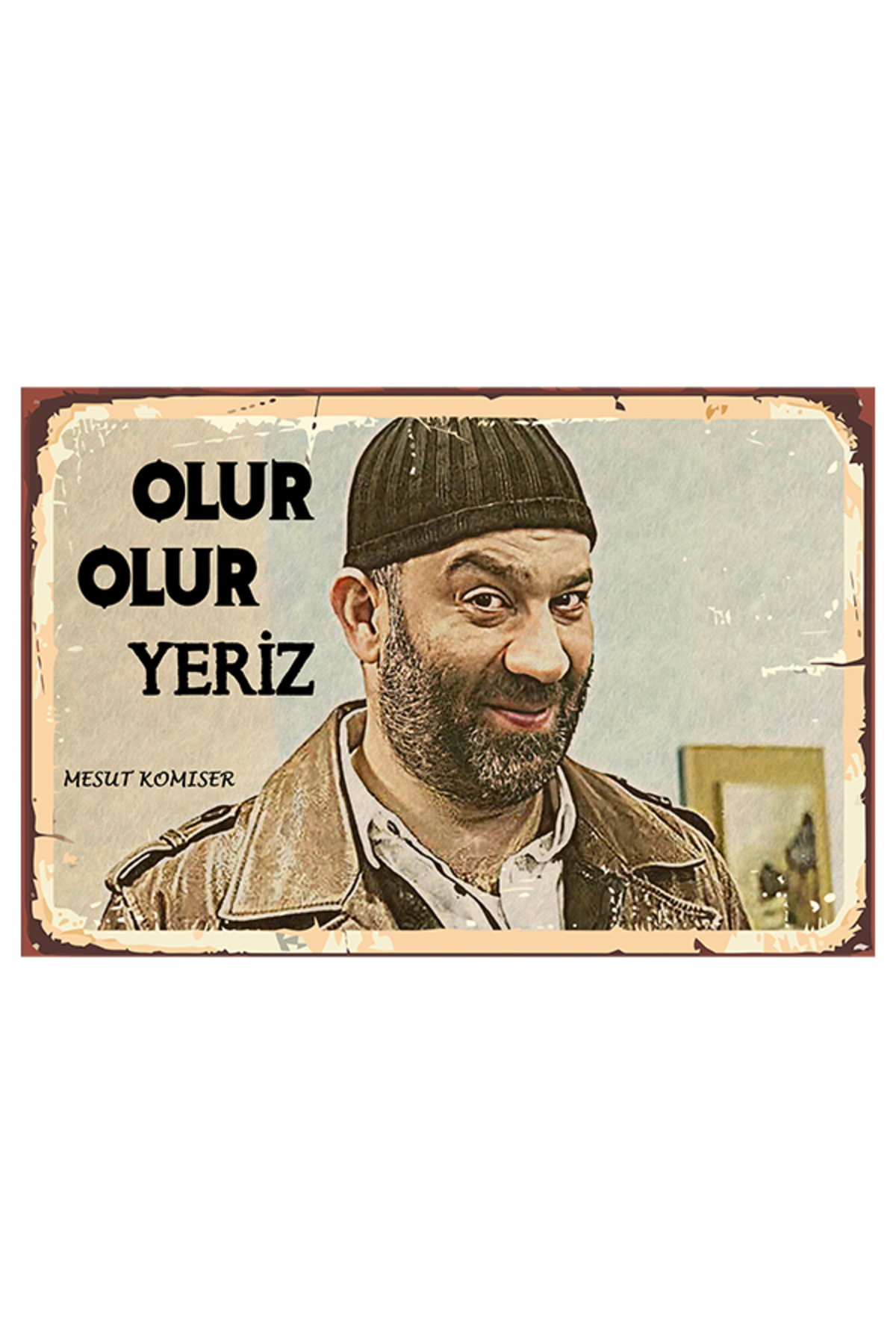Olur Oliz Yeriz Mesut Commissioner 20x30 Cm Wooden Table
