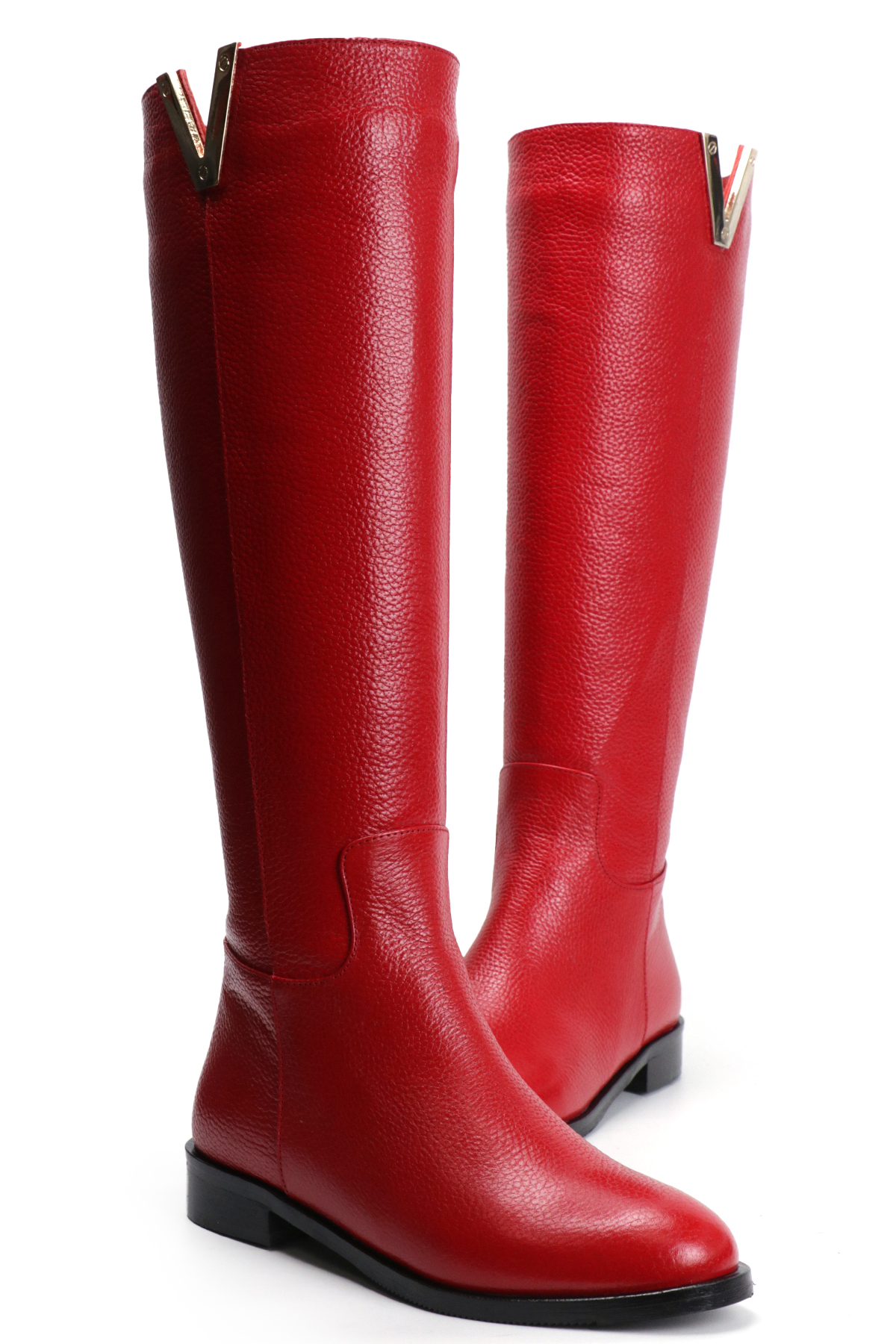 OZ DOROTHY  Kırmızı Kadın Deri Çizme - Görsel 3