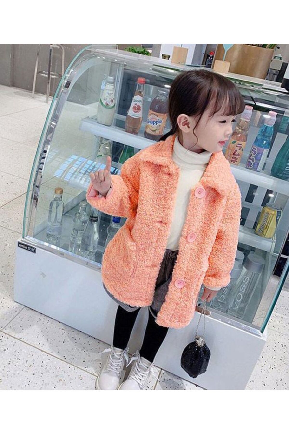 Baby girl fur cardigan online