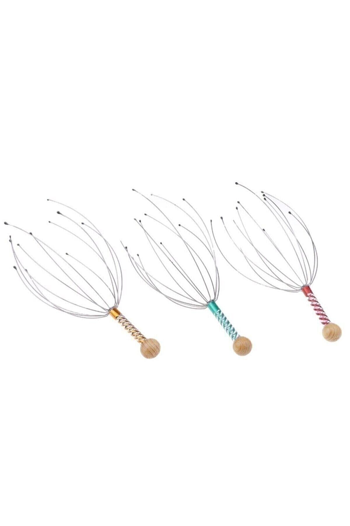 Nanopro Kafa Masaj Aleti Bokomo Baş Boyun Kafa Masaj Saç Kaşıma Teli Bokomo