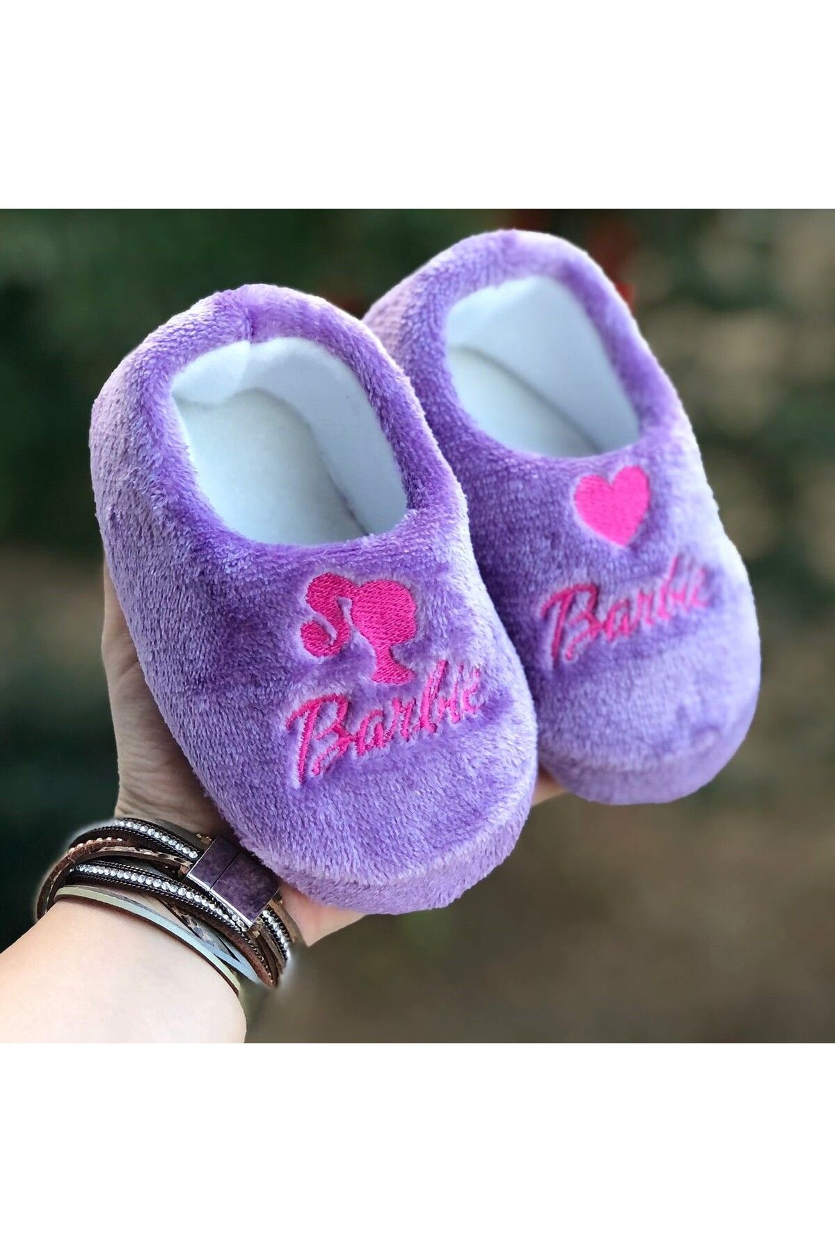 Kids sales purple slippers
