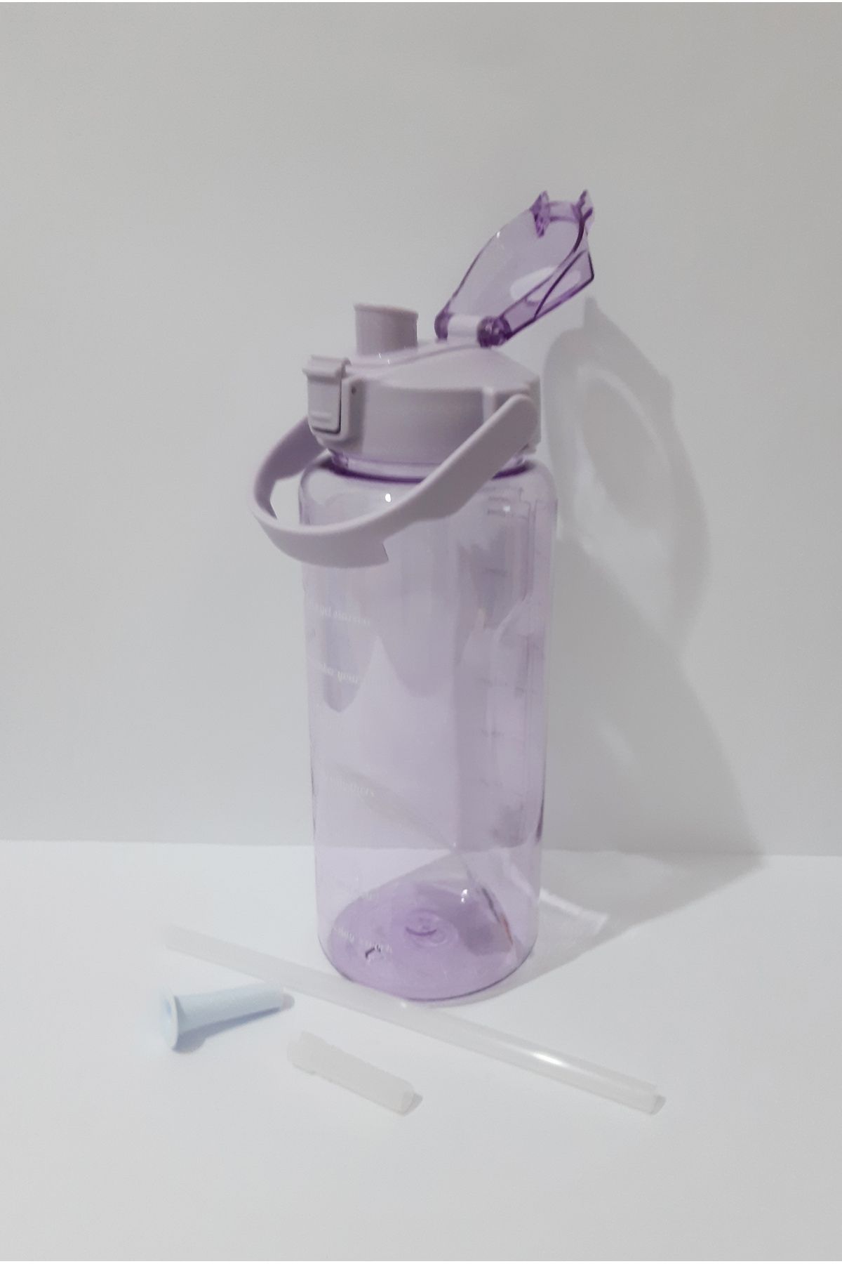 renkli çiçekler-2 LT Transparent Flask Travel Sports Picnic Multi-Purpose Flask 3