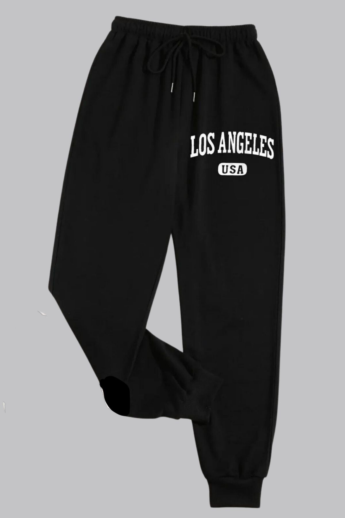 Black joggers with writing new arrivals