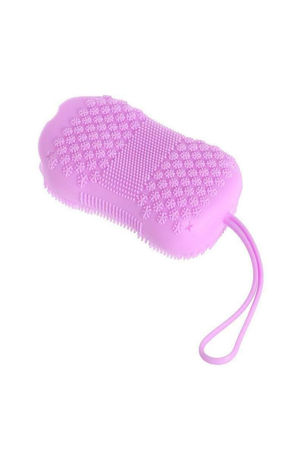 Bunyon-Double Sided Sponge Foaming Silicone Back Body Scrub Brush Bath Shower Loofah Bath Scrub 4