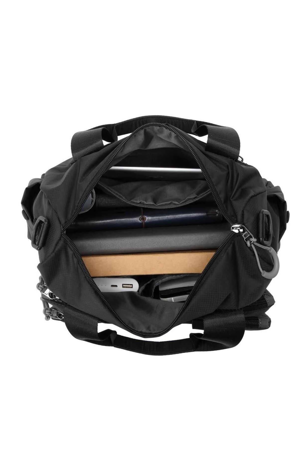 Smart Bags Ekstra Hafif Kumaş Kadın Postacı Çantası - Siyah