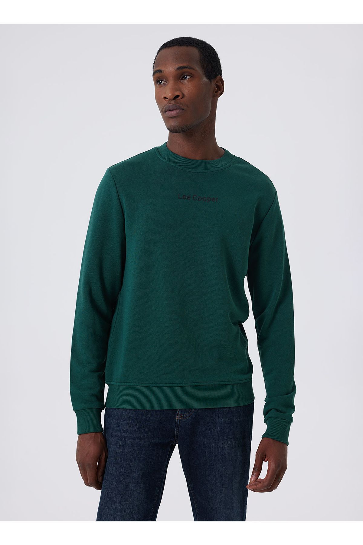 Lee Cooper Crew Neck Emerald Green Men s Sweatshirt 241 Lcm 241018 Dorre Emerald Green for Men price in Dubai UAE Compare Prices