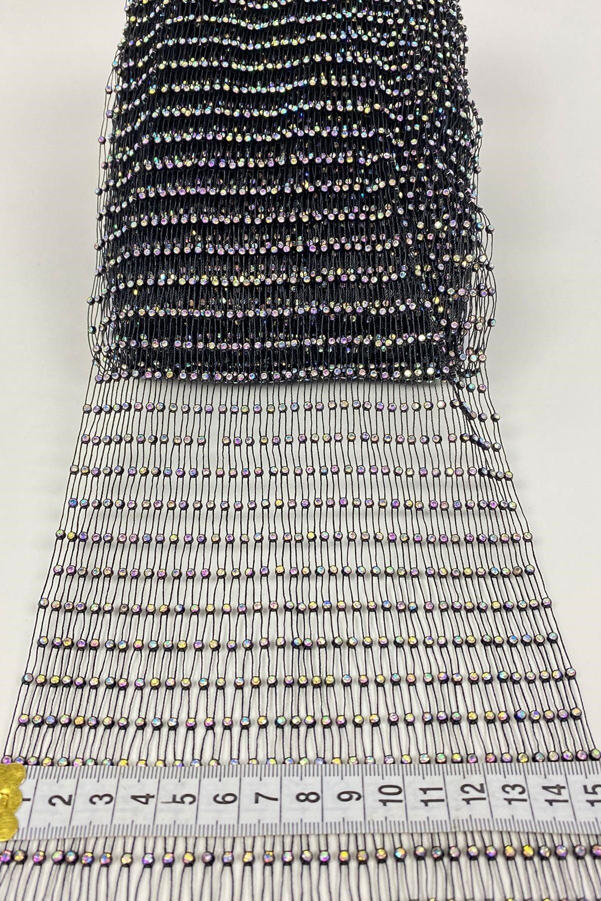 Hobigram-Decorative Stripe Janjan Lycra Flexible Stone Mesh Stripe – Decorative Stripe, Stylish Design – Decorative 1