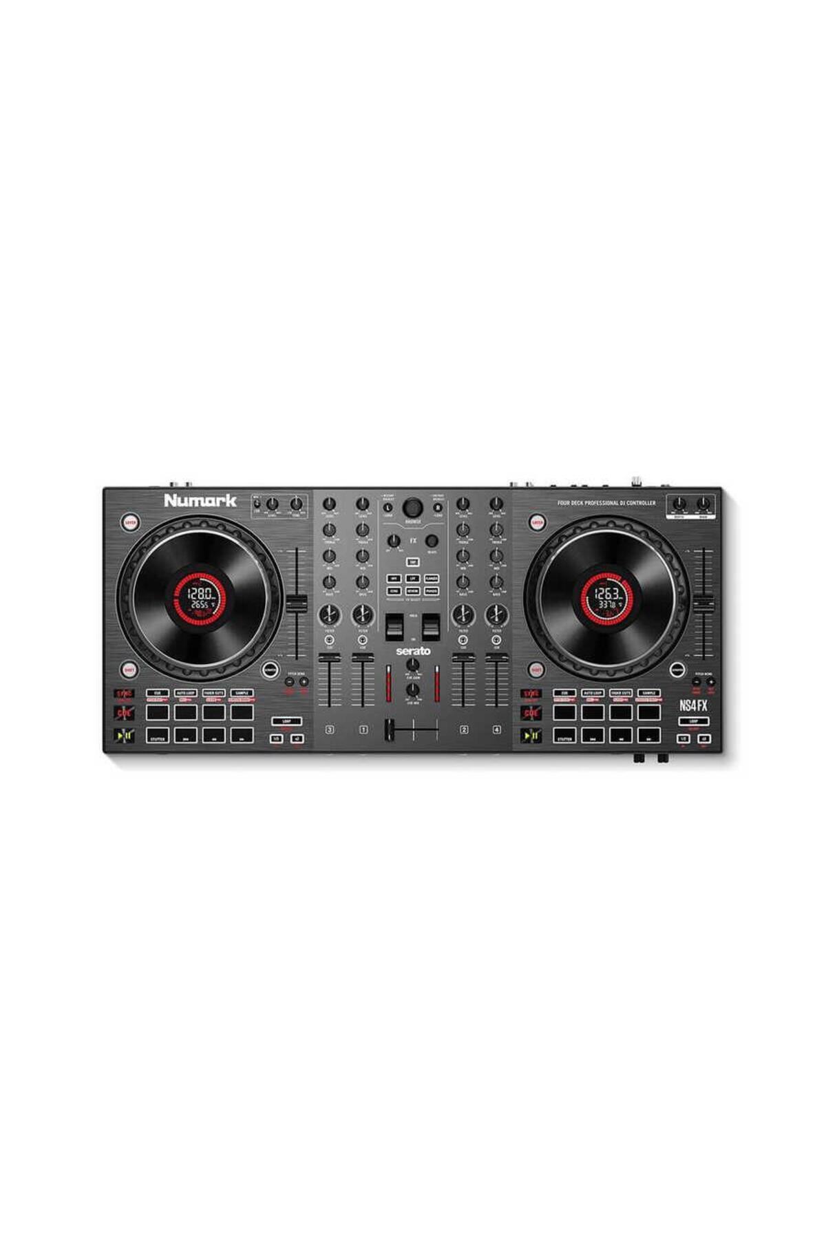 NUMARK Yeni Nesil 4 Kanal, Renkli Ekranlı Serato DJ Controller