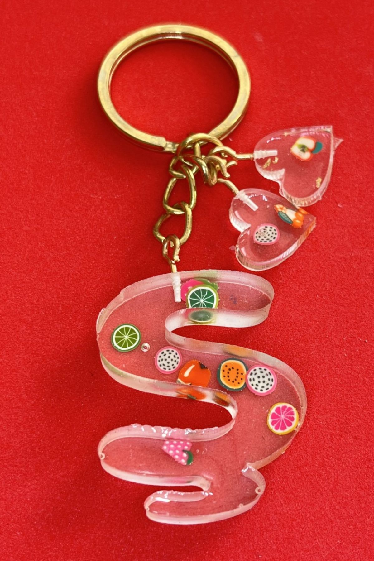 Keychain of clearance letter s