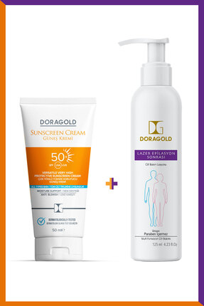Doragold Lazer Epilasyon Sonrası Krem + Ton Eşitleyici Leke Karşıtı Spf 50+ Ç...