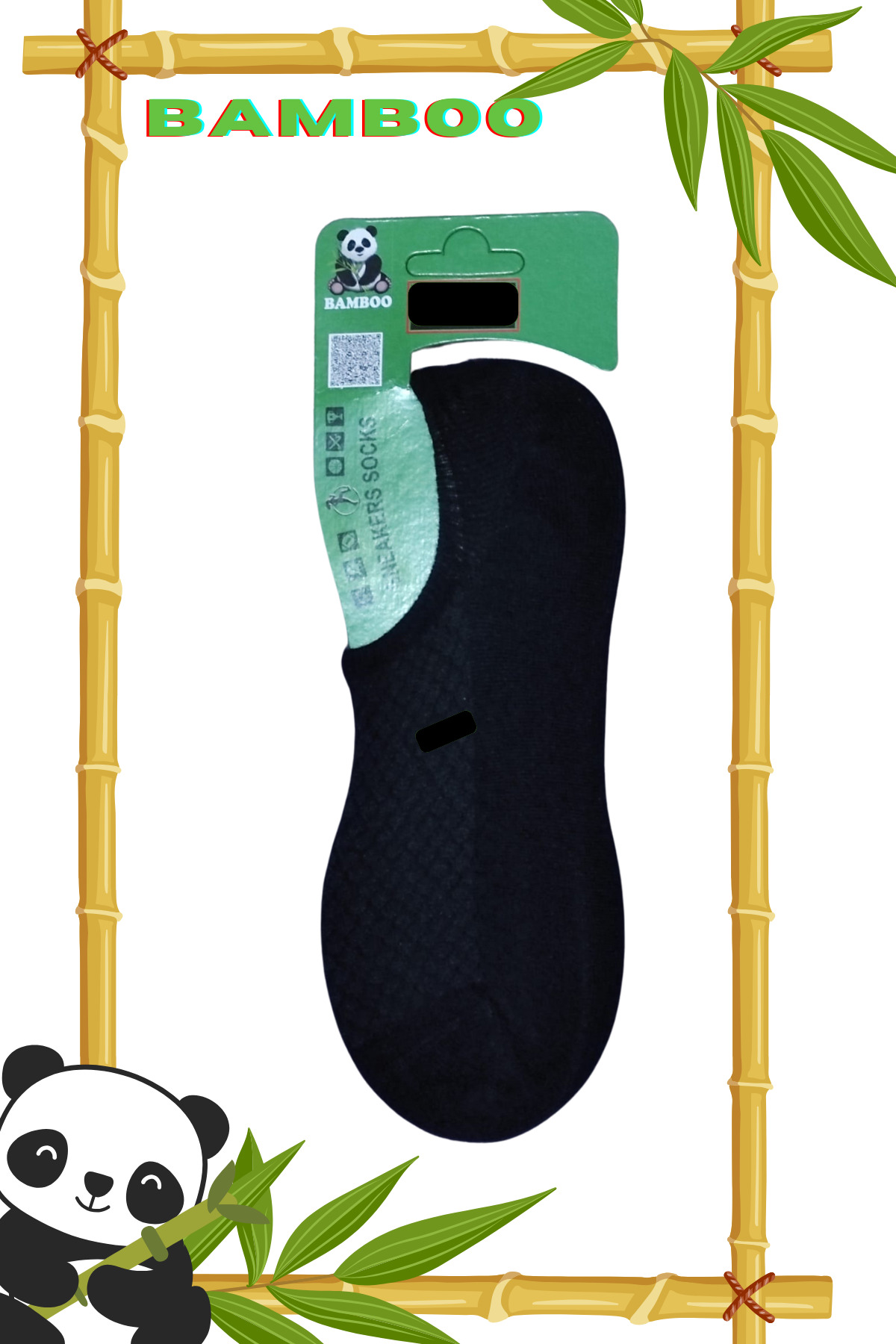 Bambu Görünmez Sneakers Dikişsiz Kadın Çorap (3 Çift) Düz Kısa Kaliteli Çorap — görsel 4