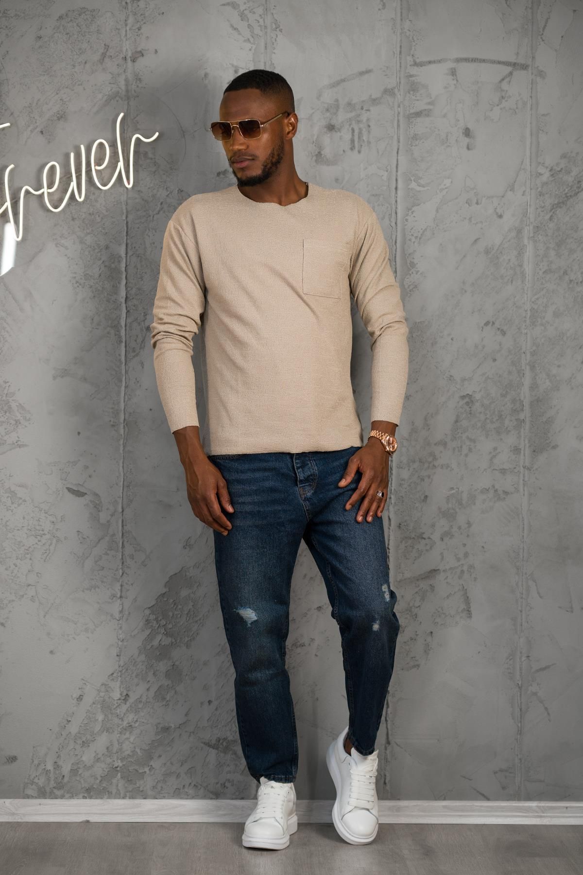 Deep best sale crew neck