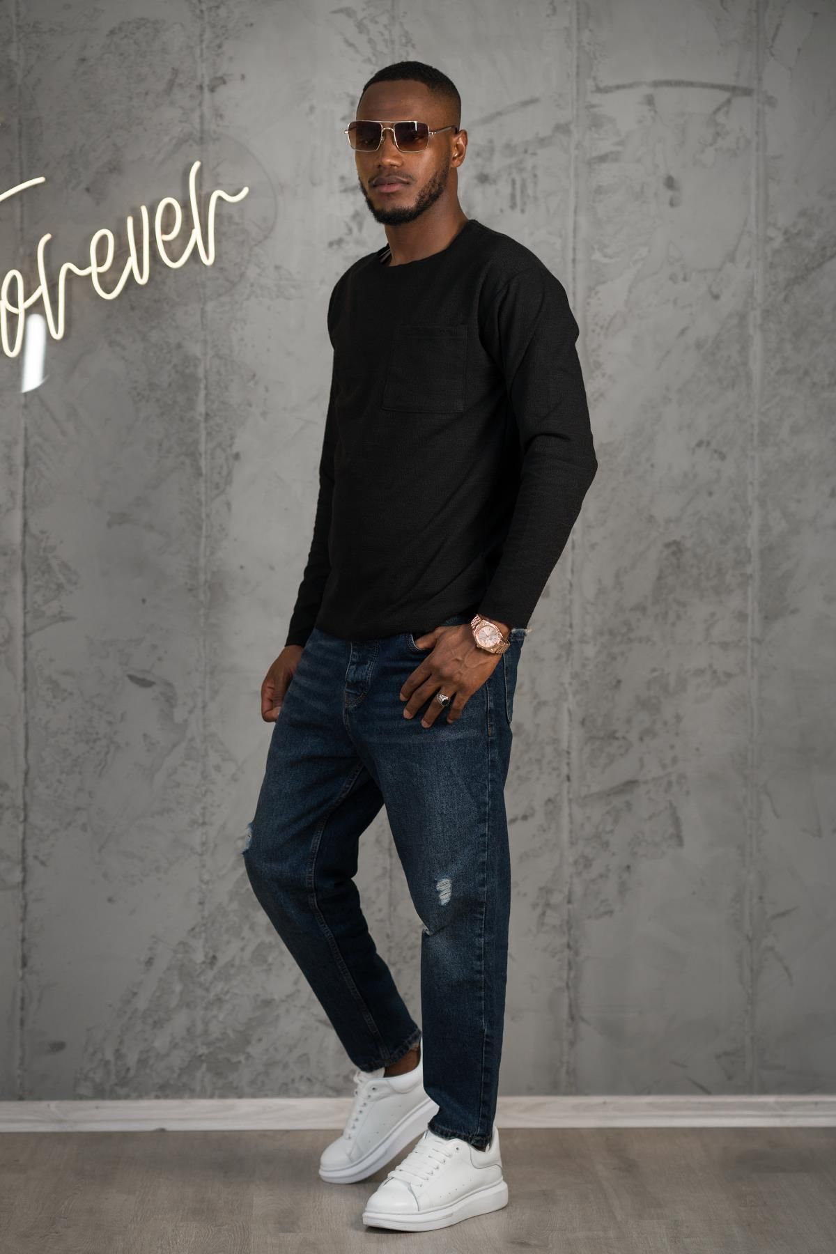 Deep best sale crew neck
