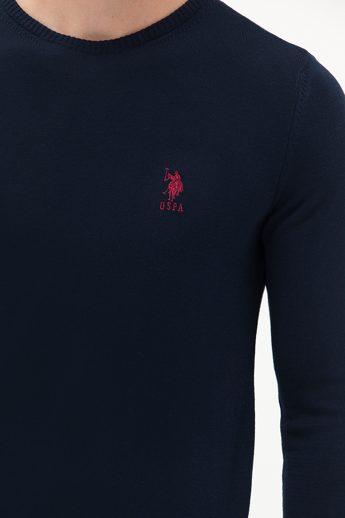 بافت و پلیور مردانه آبی سرمه ای یو اس پولوU.S. Polo Assn. | G081GL0TK.000.1629648 اورجینال - تصویر 6