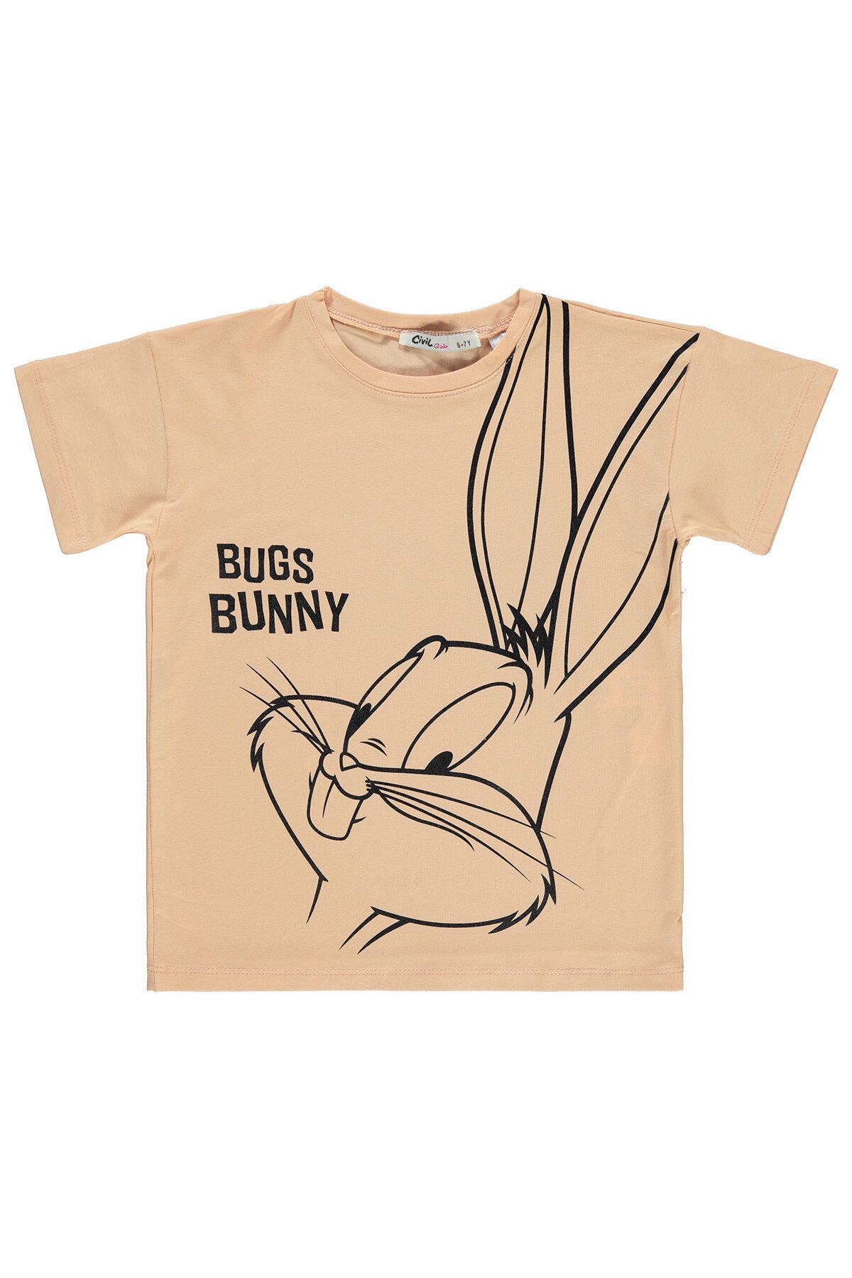 Футболка BUGS BUNNY для девочек 10–13 лет персикового цвета 188491543Y33