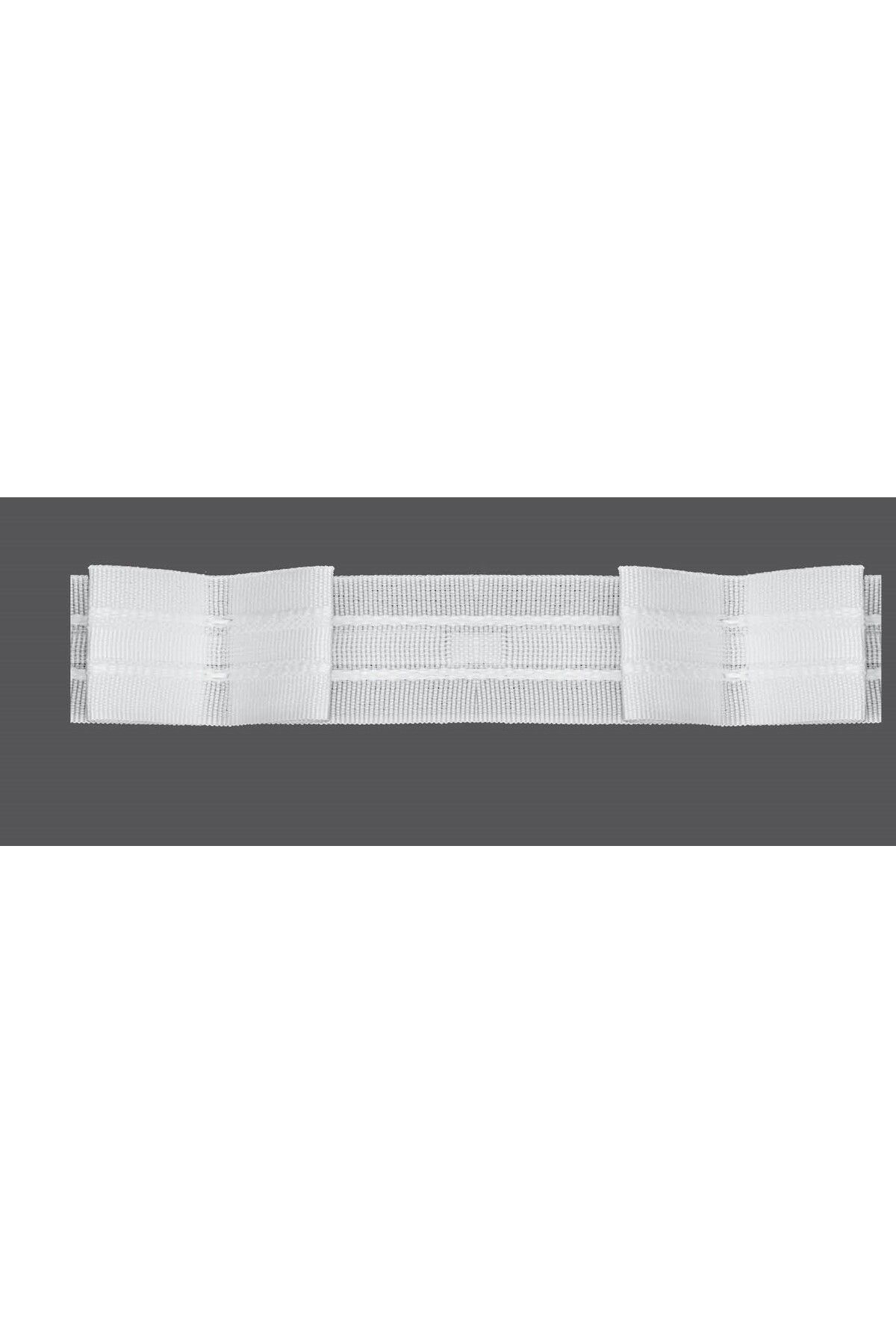 ATMACA TUHAFİYE 10 Metri 3 Cm Plisat Cortina Spuma - Bandă Cortină (2 Bucăți De Butoane Plisate) - 150 x 250