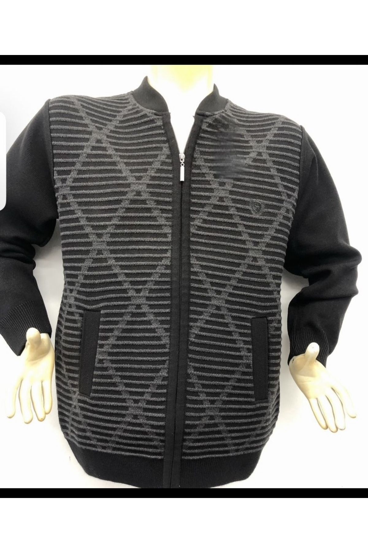 ıntern kazak-Thick Baba Baklava Cardigan 1