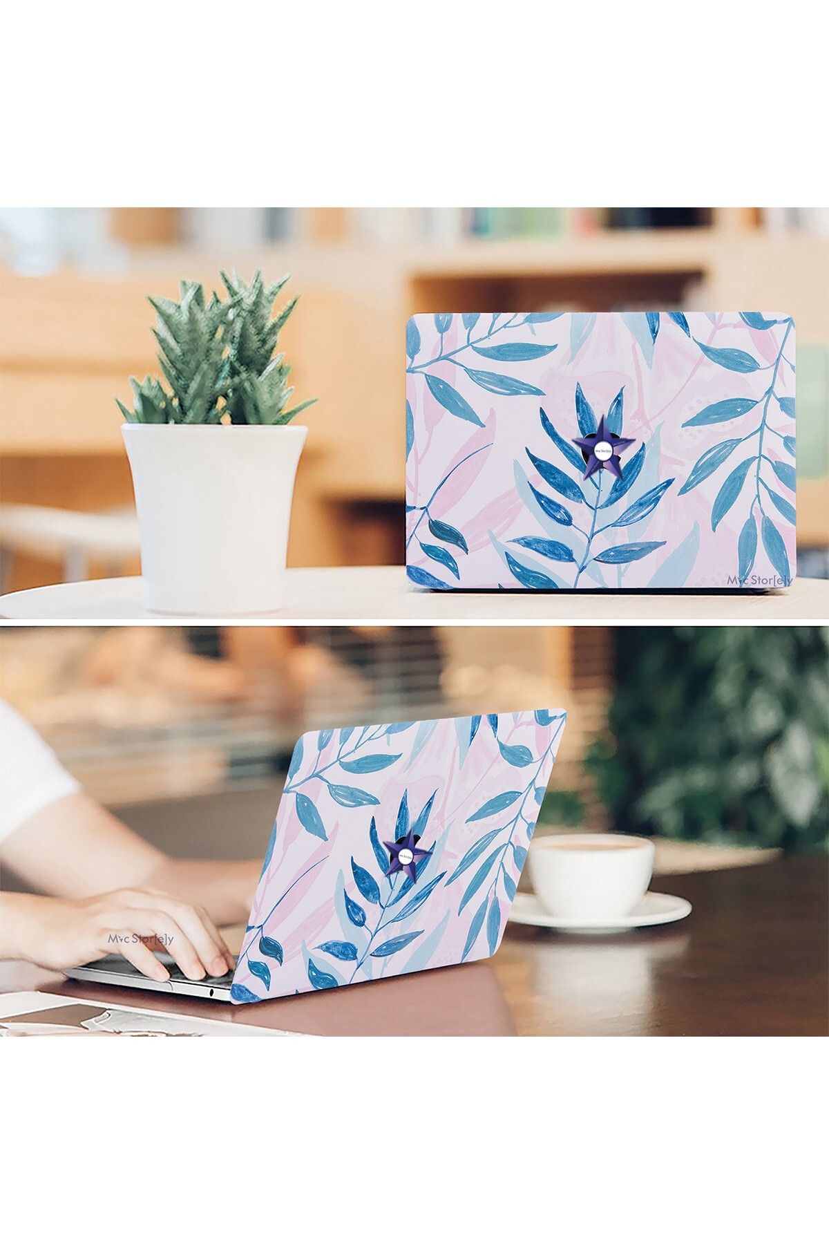 Mcstorey-Macbook Pro Case 13 Inch Flower02 (OLD MODEL with HDMI 2012-2015) Compatible With A1425 A1502 3