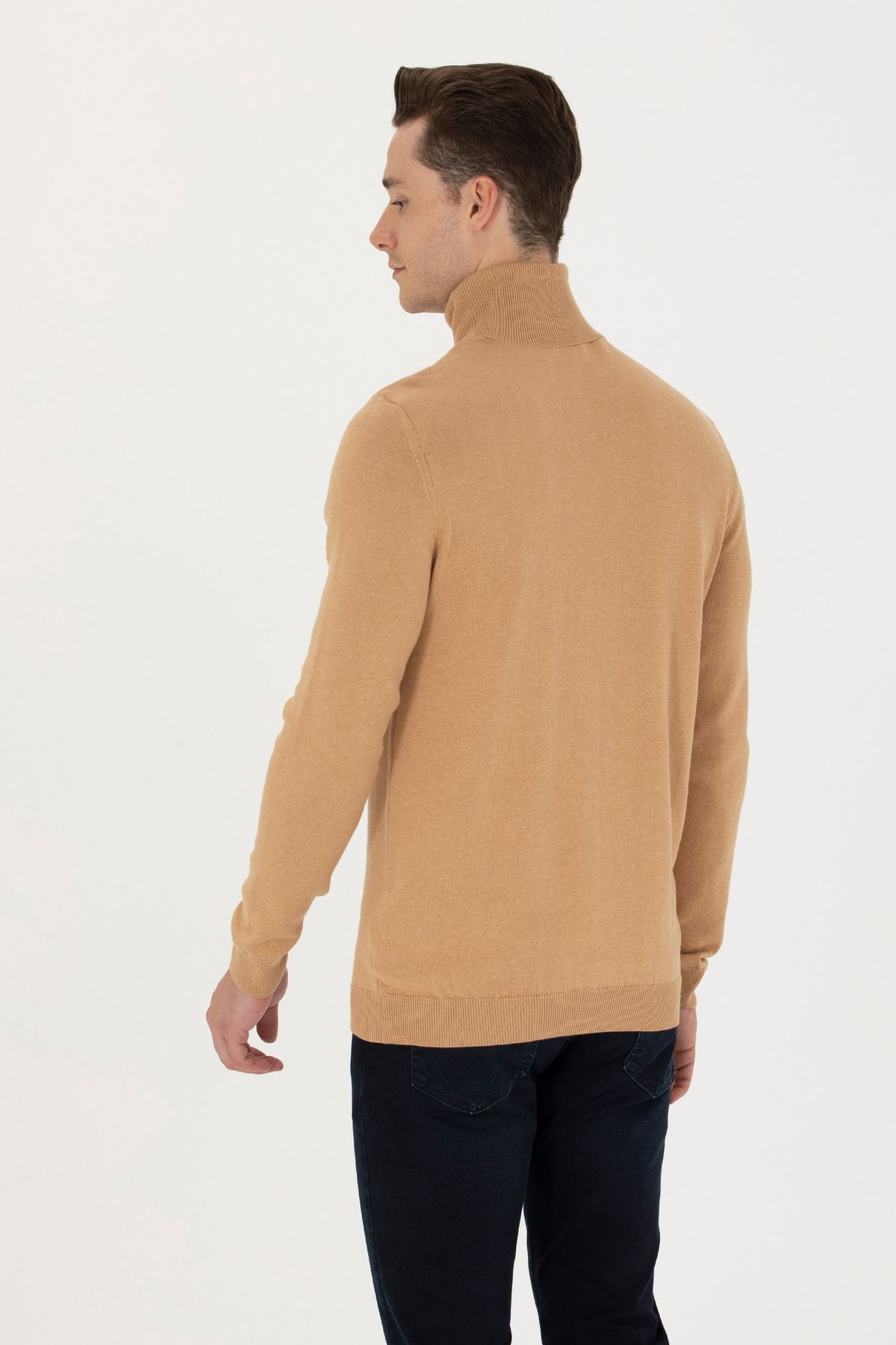 U.S. Polo Assn.-ΒΑΣΗ. POLO ΑΝΔΡΙΚΟ SLIMFIT FULL TURTLEneck ΑΘΛΗΤΙΚΟ ΠΛΕΚΤΟ G081SZ0TK.000.1629599 FORBES 3