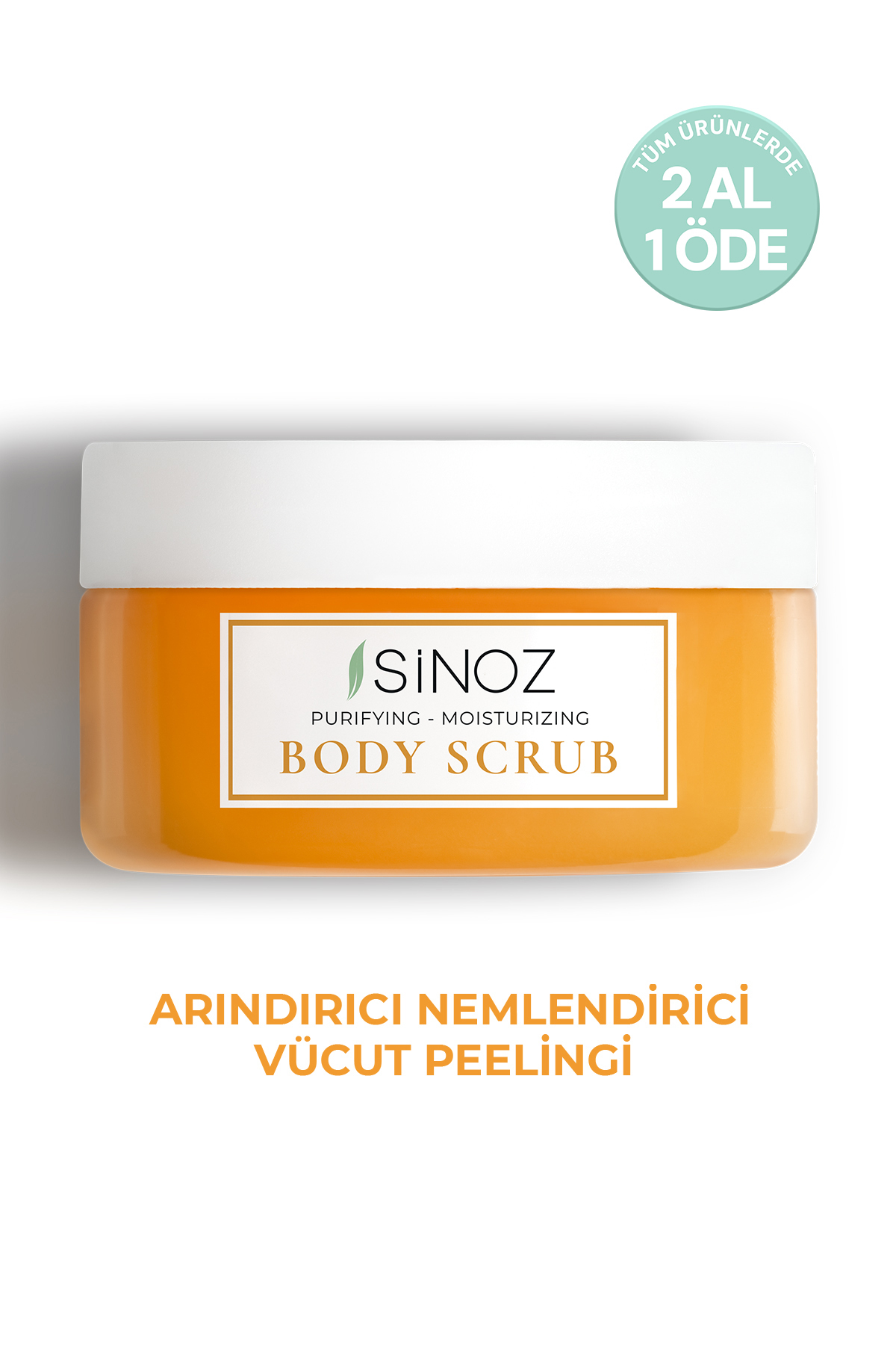 SİNOZ Body Scrub Besleyici Arındırıcı Nemlendirici Vücut Peelingi 300 gr