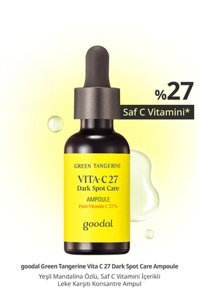Goodal Saf C Vitamini İçerikli Konsantre Ampul GOODAL Green Tangerine Vita C ...