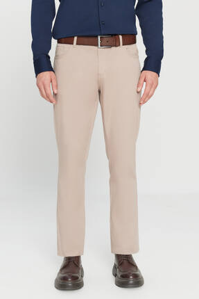 AC&Co / Altınyıldız Classics Erkek Bej Diz İzi Yapmayan Slim Fit Dar Kesim 5 ...