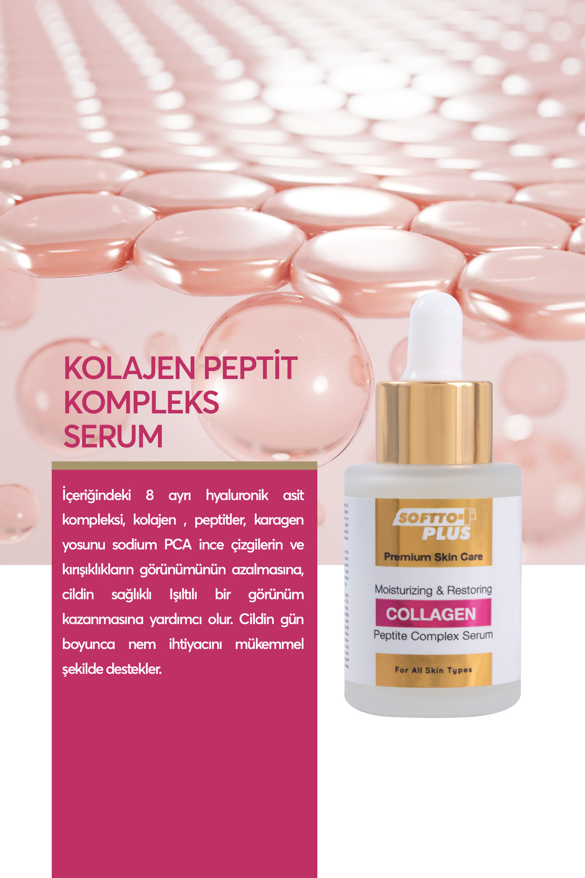 Collagen Peptite Complex Serum — SFTPLSKLJNSRM — تصویر 2 از 2