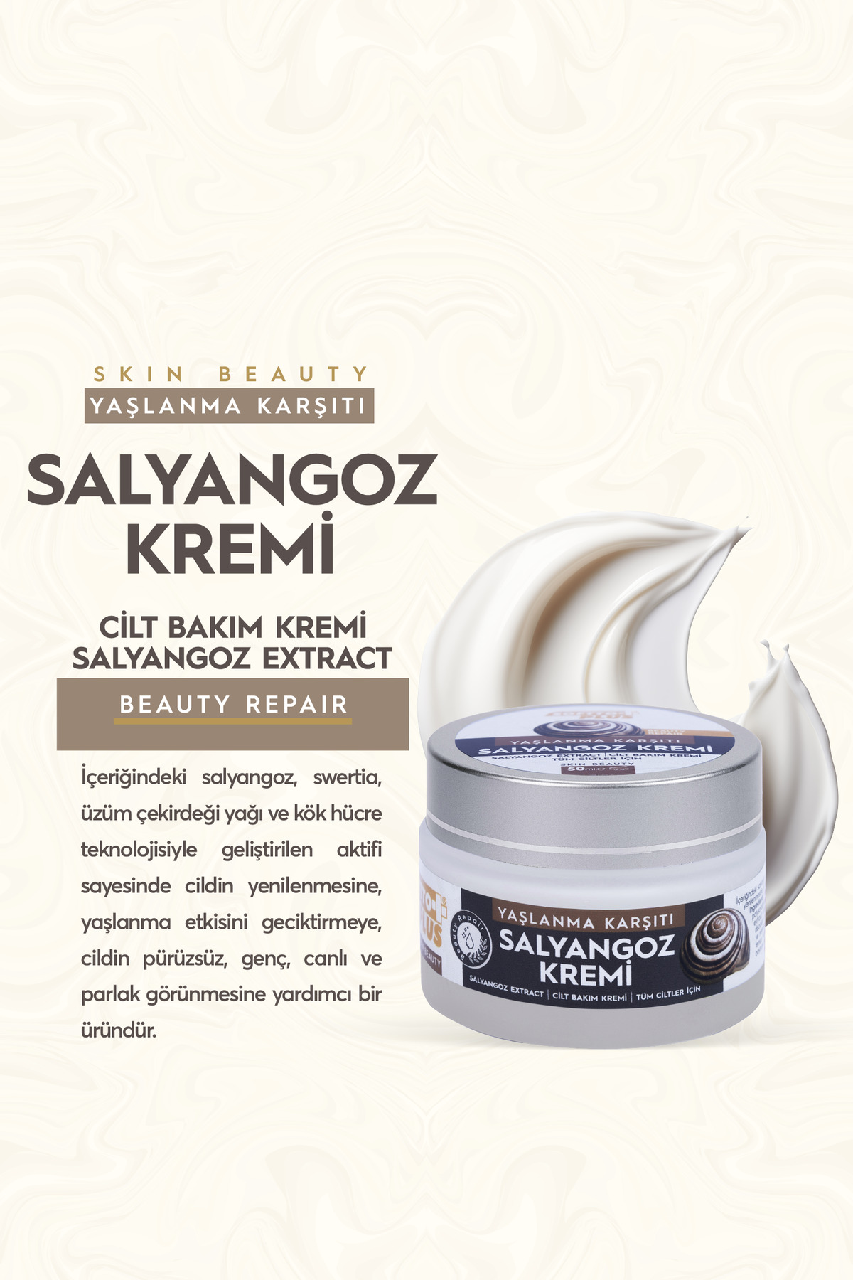 کرم صورت   Softto Plus | SALYANGOZ50ML اورجینال - تصویر 2
