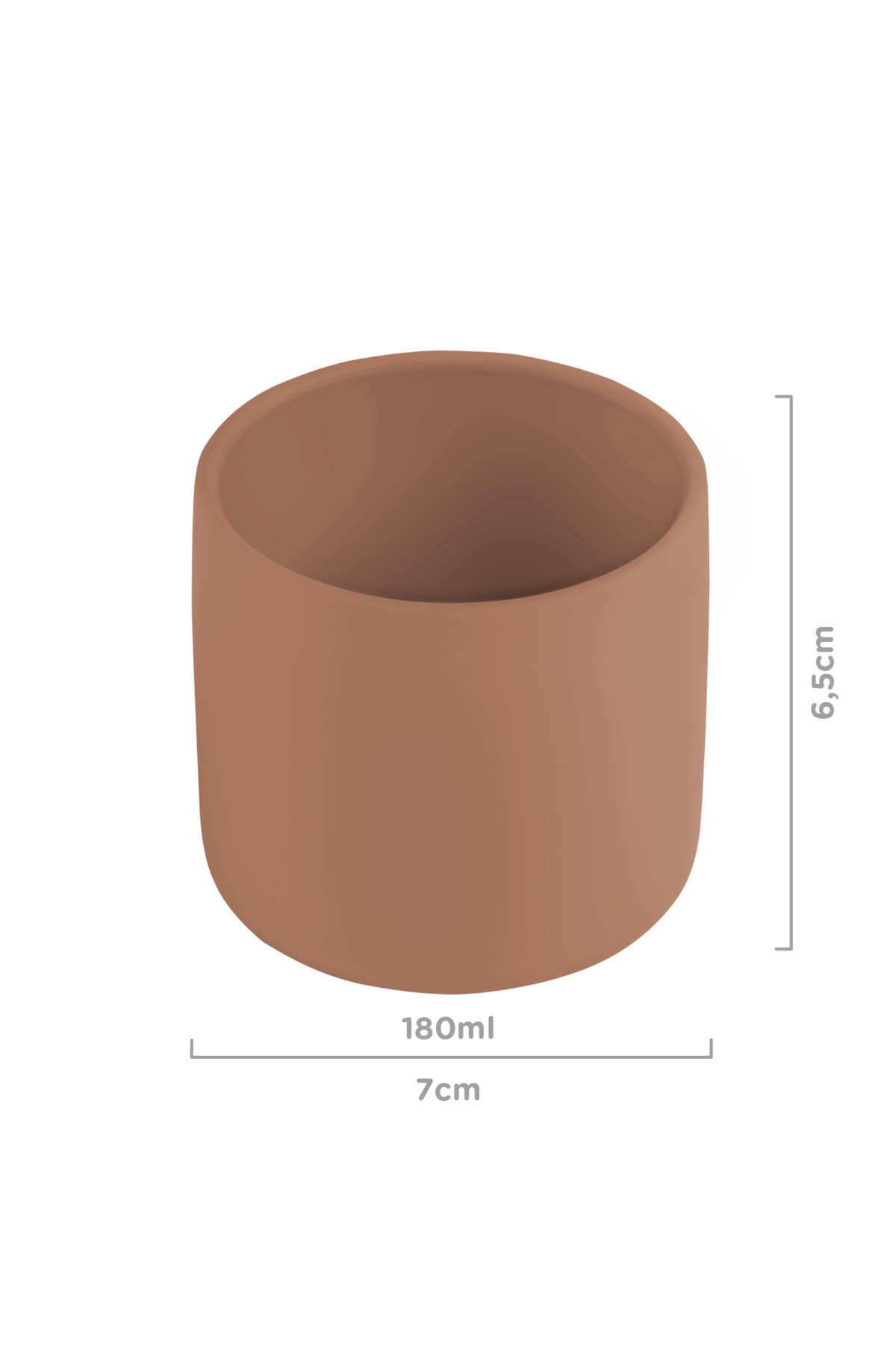 OiOi Woody Brown Beşli Set (önlük+tabak+kase+bardak+kaşık) fotoğrafı 7 (önizleme)