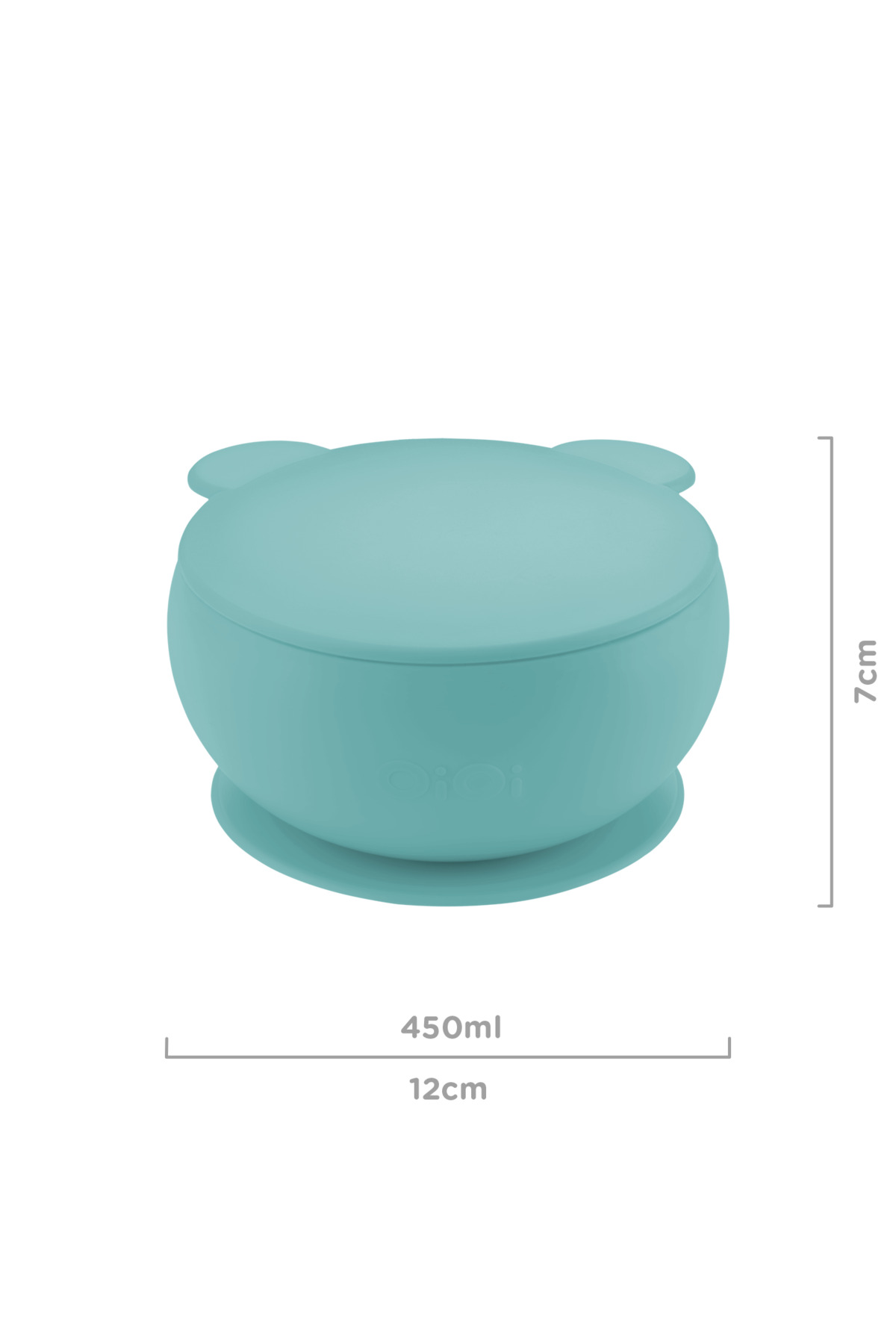 OiOi Blw Silikon Beslenme Seti - Yeşil fotoğrafı 3 (önizleme)