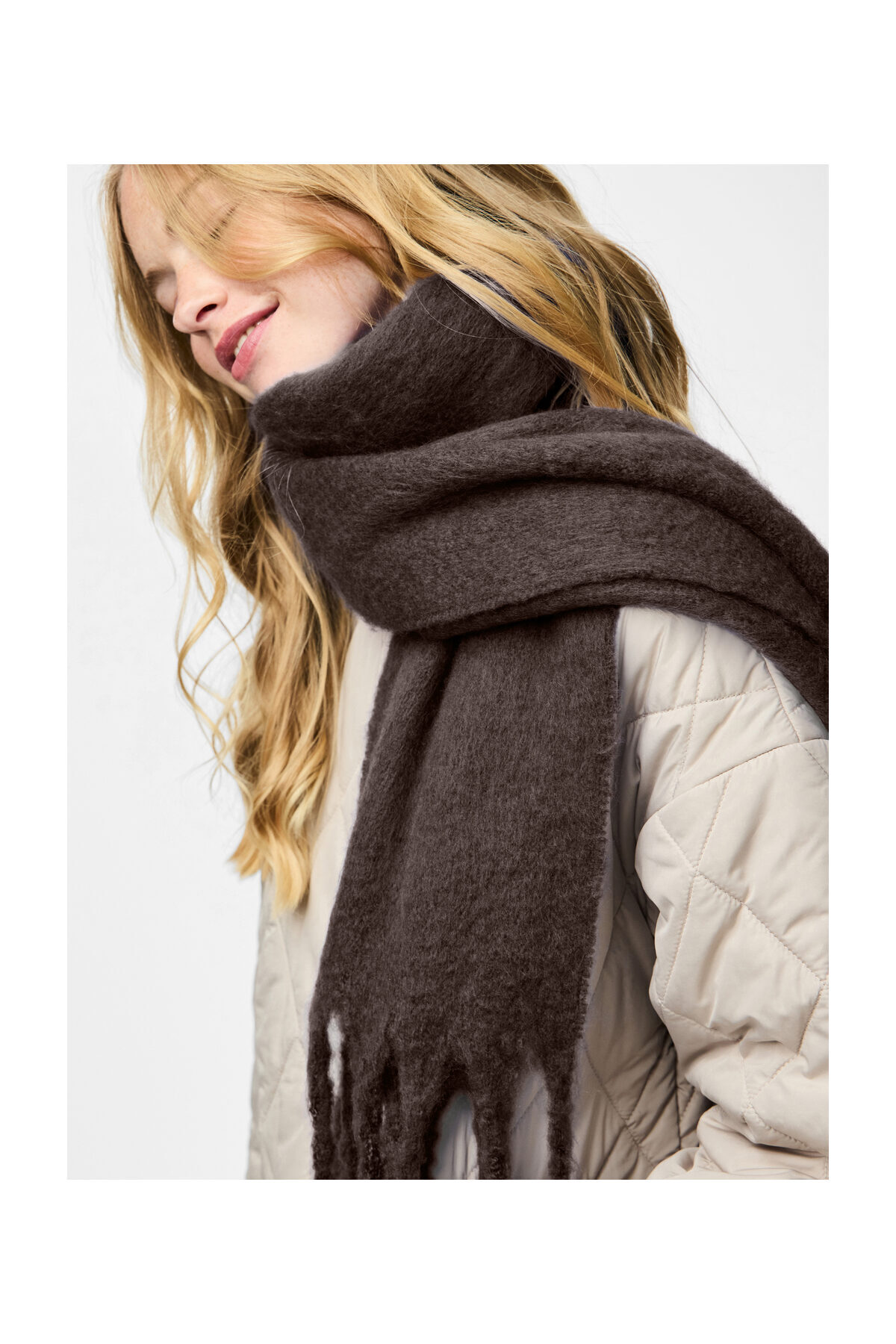 PIECES PCNIKITA DŁUGI SZALIK NOOS BC