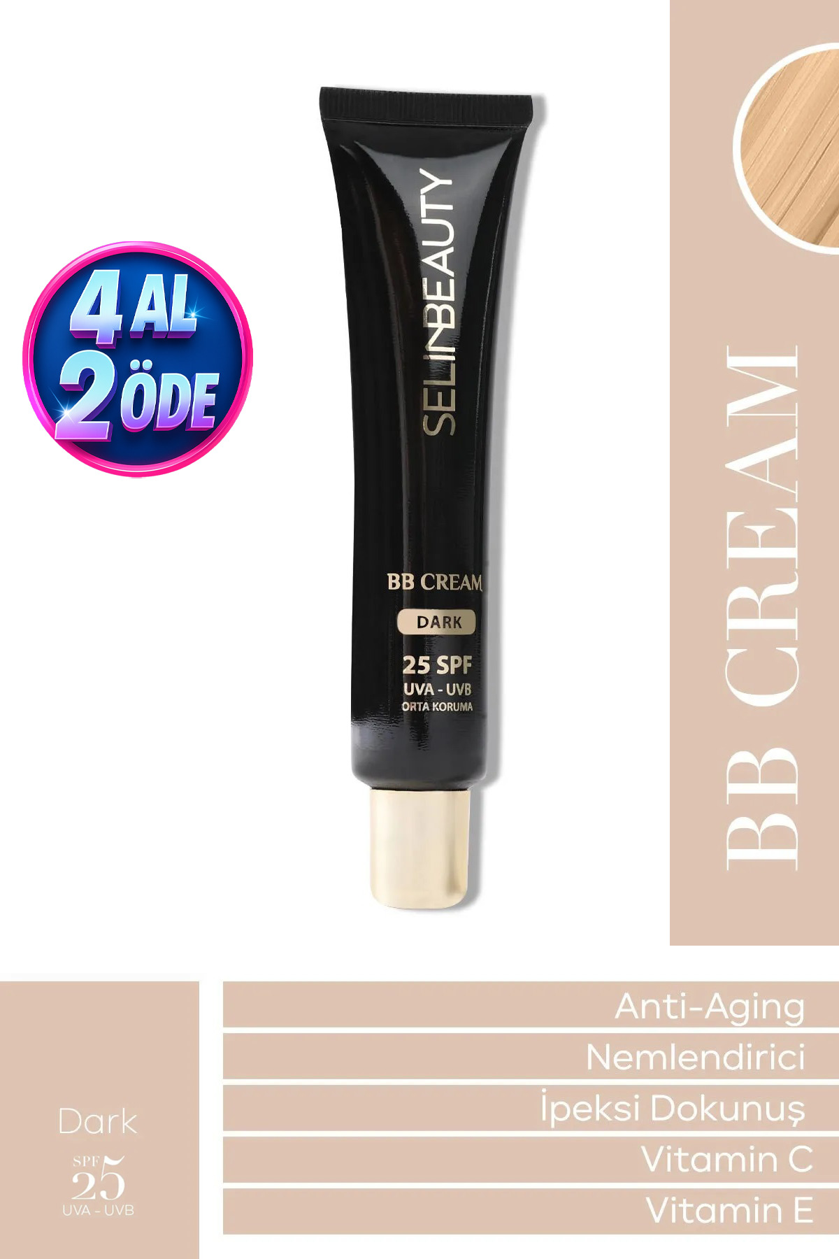 Selin Beauty Bb Cream Dark Spf25 40 ml