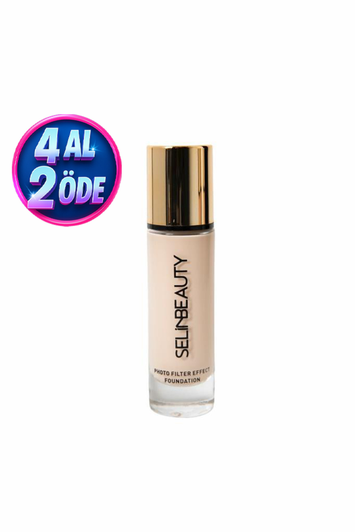 Selin Beauty Extra Light Fondöten  Yoğun Kapatıcı