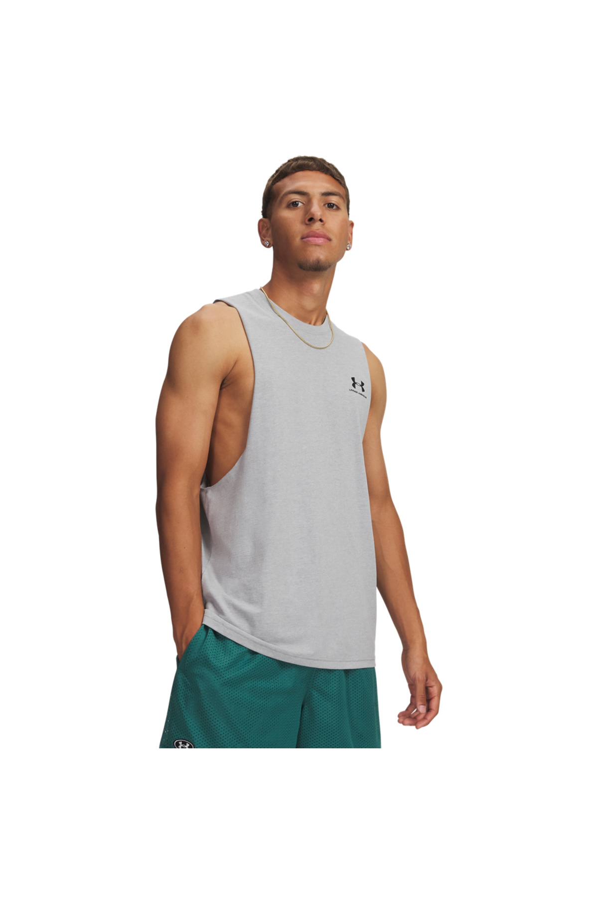 آندر آرمور زیرپوش مردانه UA مدل چپ سینه برش خورده 1329286-035