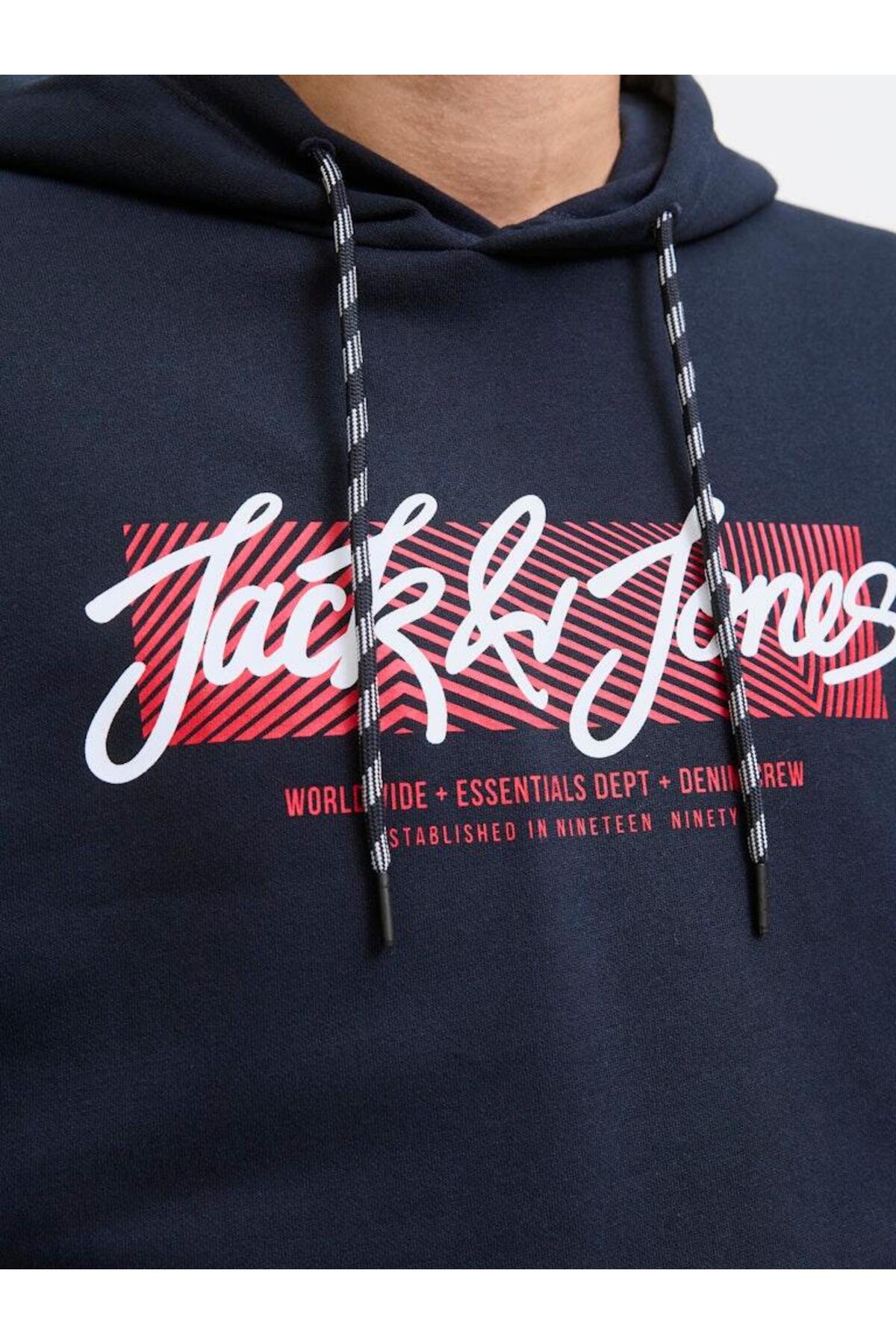 سویشرت جک اند جونز مردانه  قهوه ای   Regular/رگولار      | Jack & Jones 12279115 BD - تصویر 4