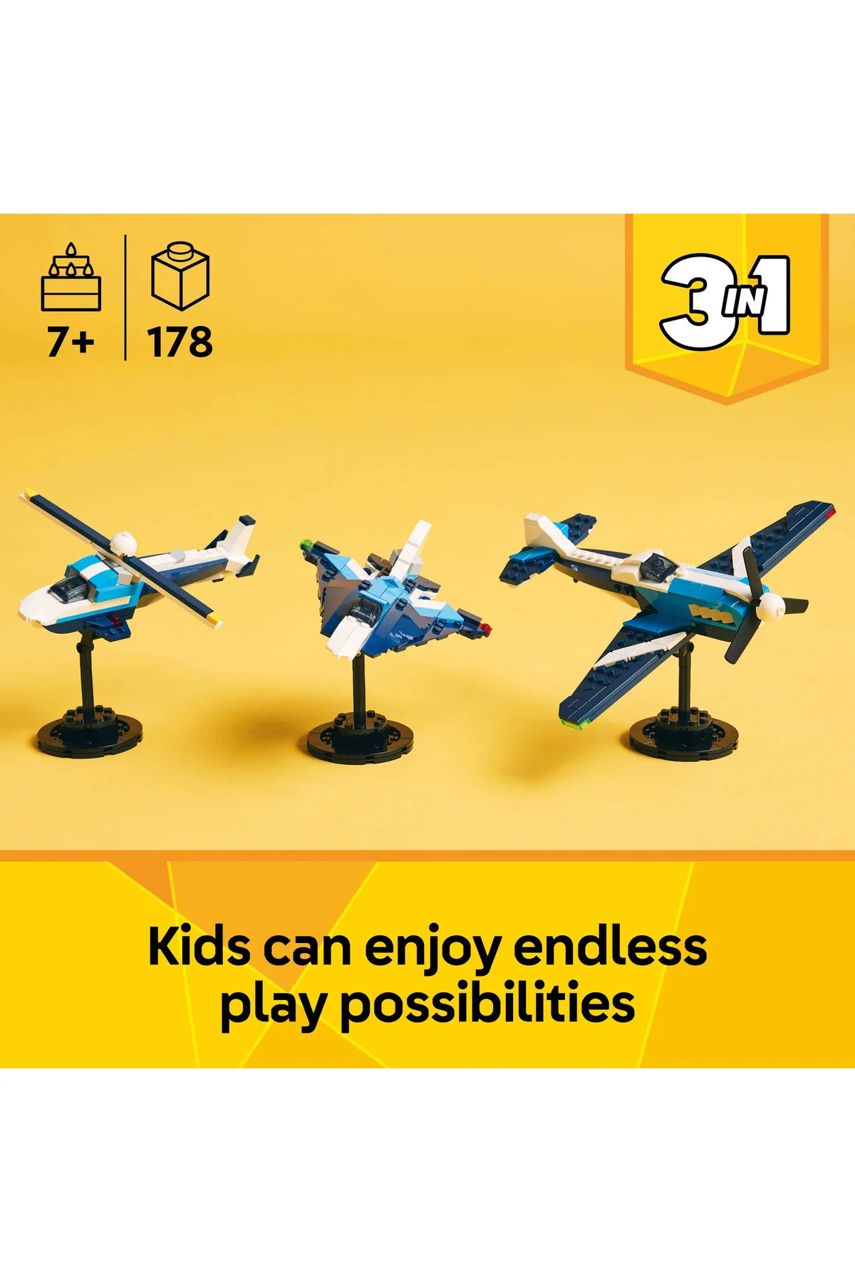 ® کریِیتور هواپیمای ۳ کاره: اسباب‌بازی خودروی مسابقه‌ای، مجموعه بازی ۳۱۱۶۰