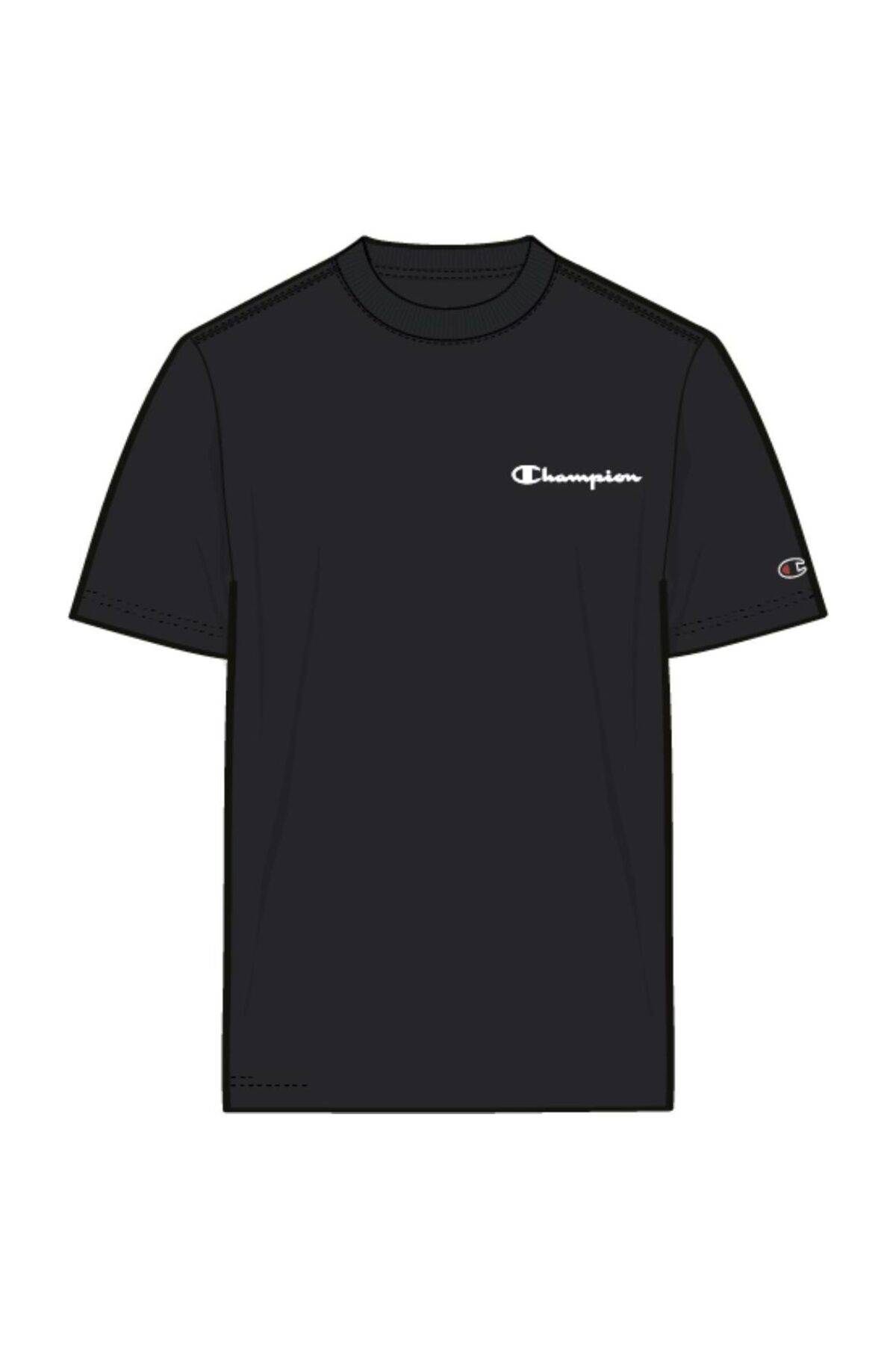 Short-Sleeve Tee Men's Black  T-Shirt - 221798-KK001