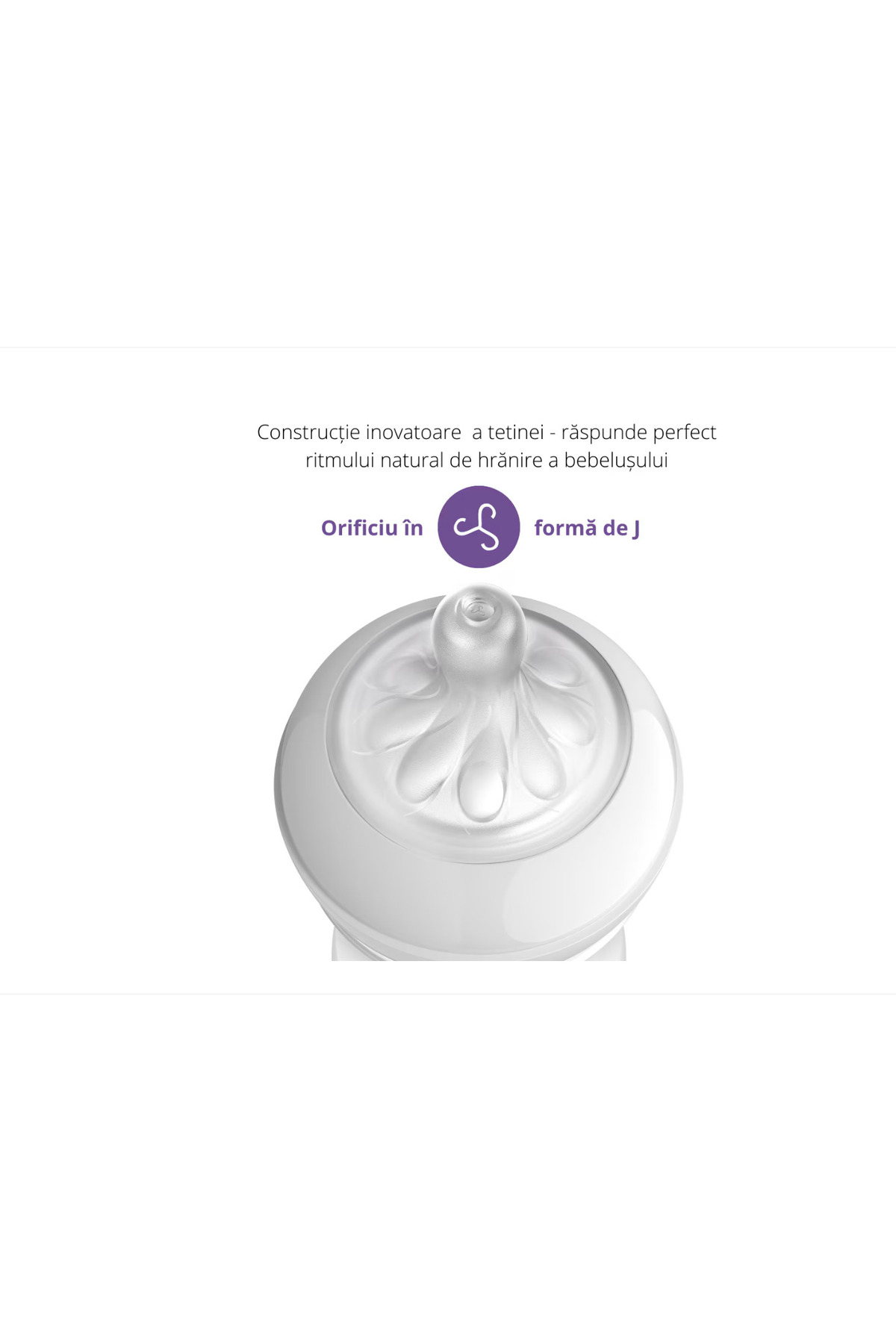 Philips Avent Biberon PHILIPS AVENT SCY903/66, Natural Response, 260 ml, debetní zapůjčení, 1 lună+, model žirafa