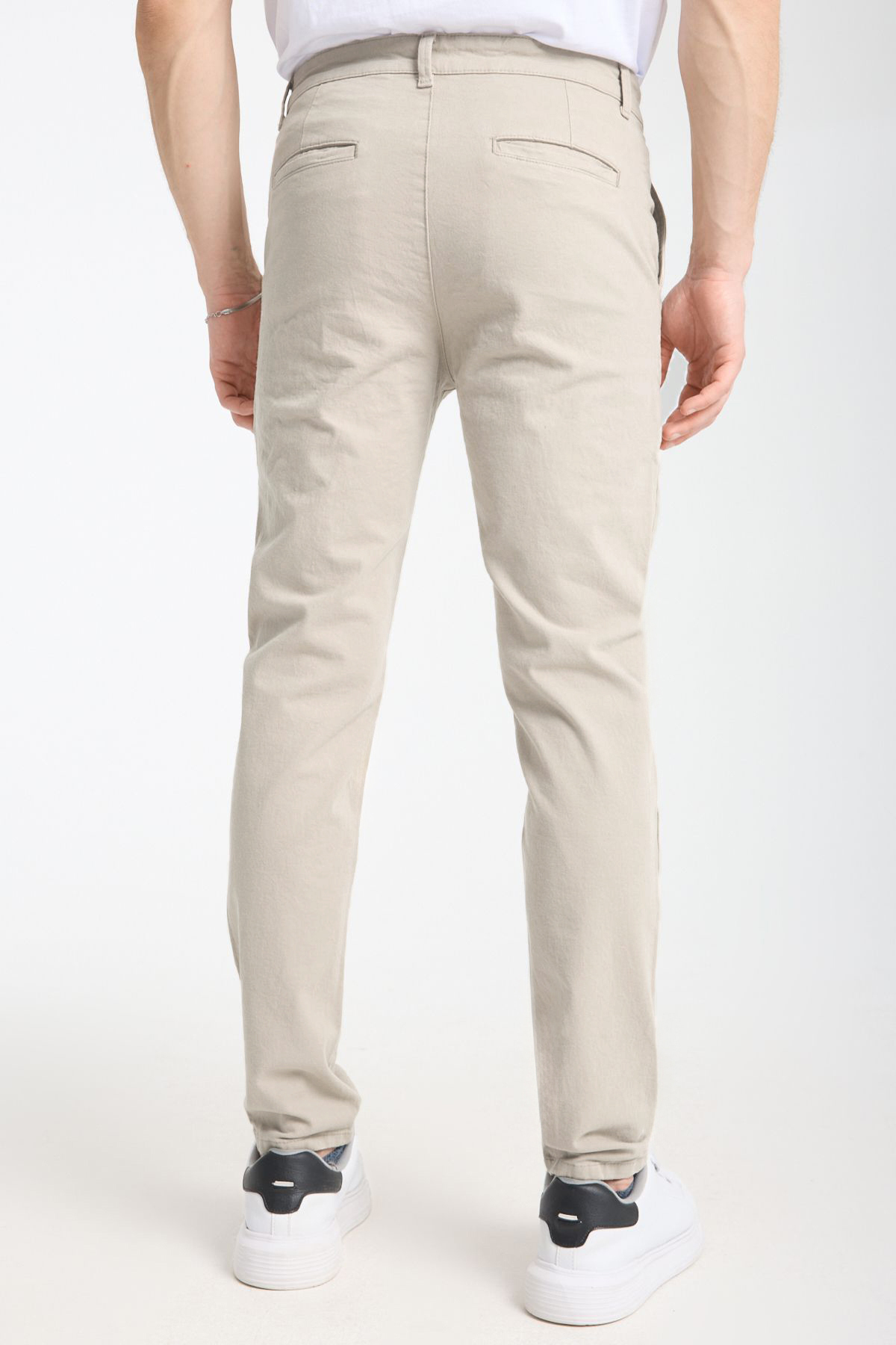  Trendyolmilla Man Ta? Slim Fit Basic Chino Esnek Gabardin Pantolon