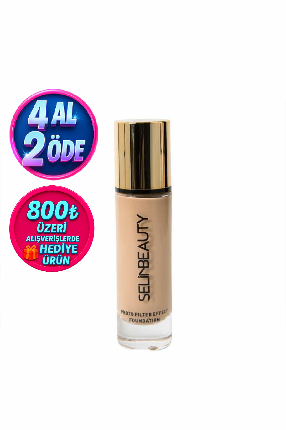 SELİNBEAUTY Light Fondöten Yoğun Kapatıcı